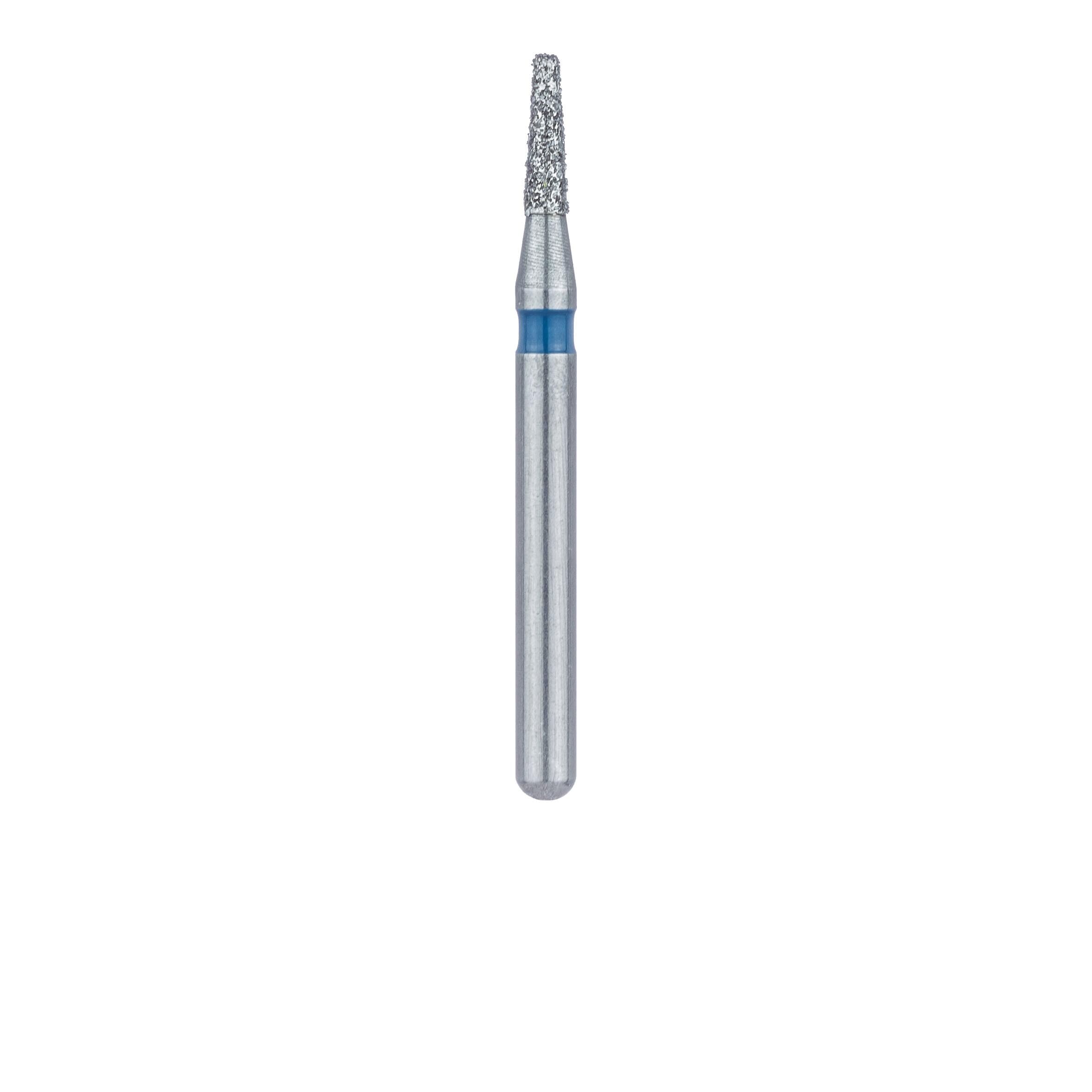 Meisinger 845-012-FG Diamond Bur, Medium Grit, Flat End Tapered, FG, 1.2 mm Head Diameter, 4.0 mm Head Length, 5/Pkg thumbnail 2