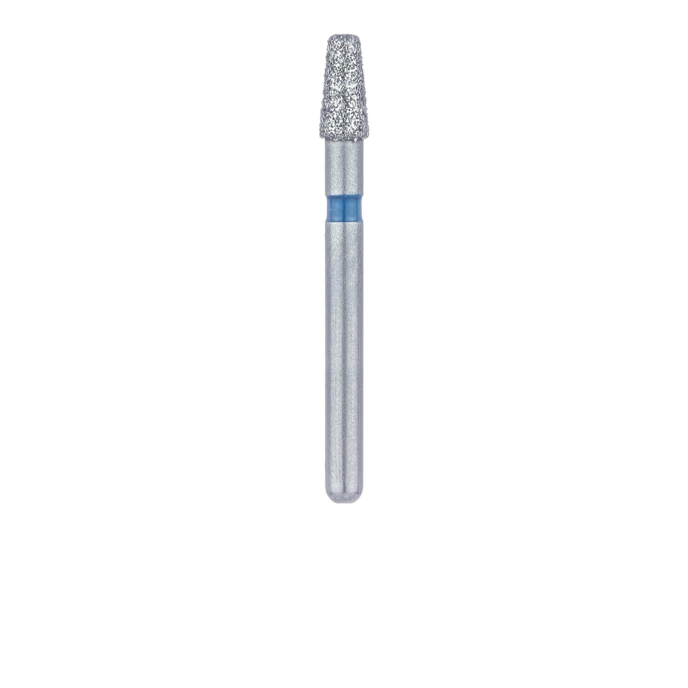 Meisinger Multi-Use Diamond Bur, FG, Tapered Round Edge, #845R, 2.1 mm, Medium Grit, Blue Ring, 5/Pk, 845R-021-FG thumbnail 2