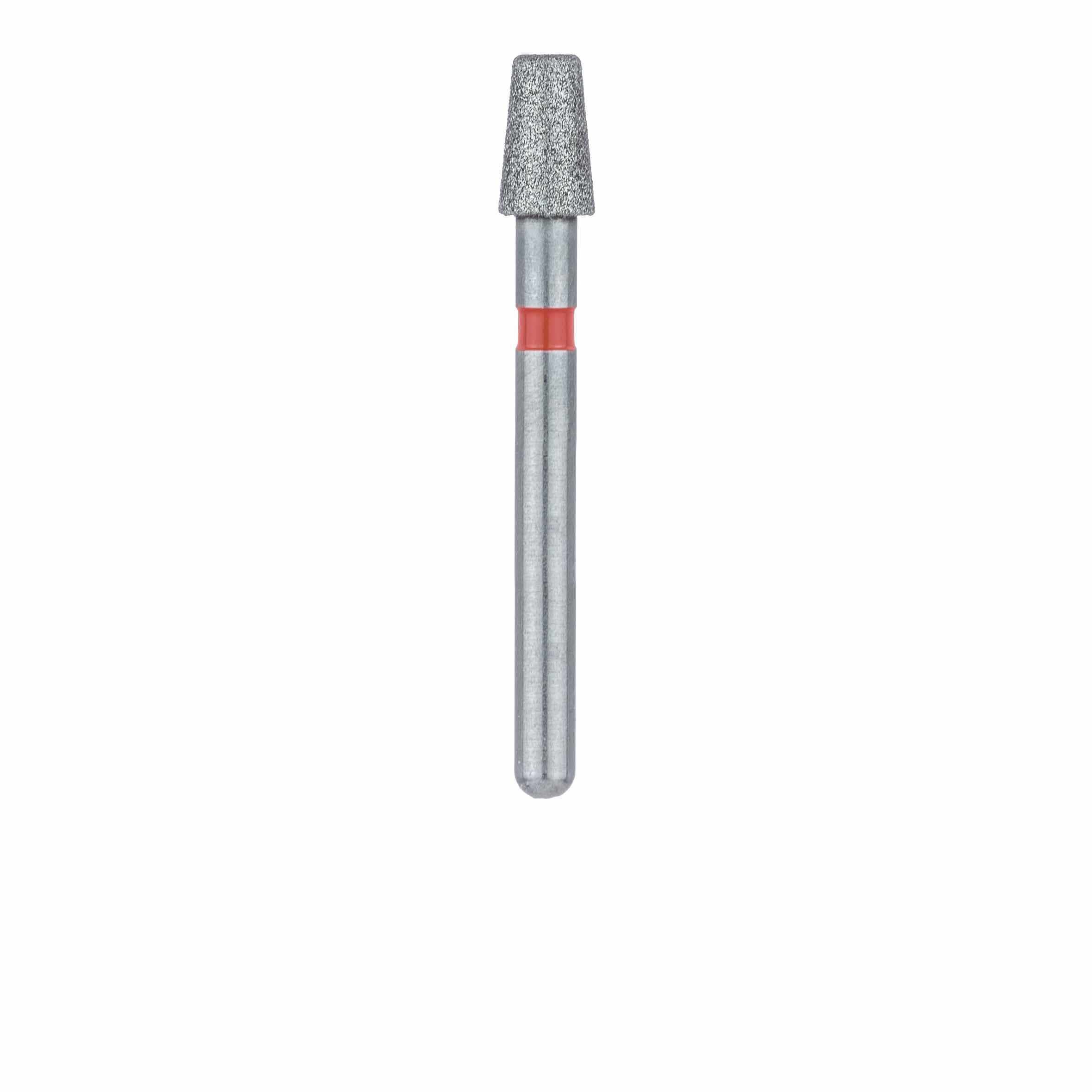 Meisinger Multi-Use Diamond Bur, FG, Tapered Round Edge, #845RF, 2.5 mm, Fine, Red, 5/Pk, 845RF-025-FG thumbnail 2