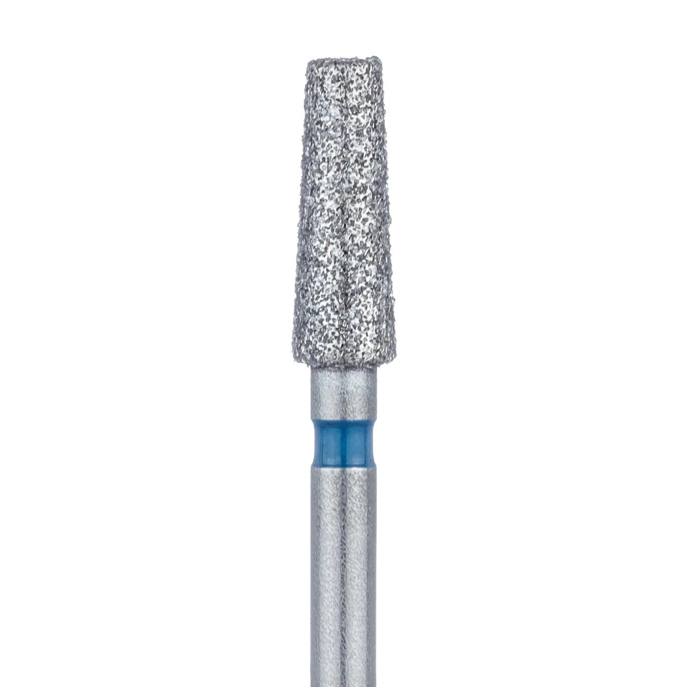 Meisinger 846-025-FG Diamond Bur, Flat End Tapered, Medium Grit, 2.5 mm Head Diameter, 7 mm Working Length, Friction Grip, 5/Pack - Meisinger Diamonds 846-025-FG Medium 5/Pk - Image 1