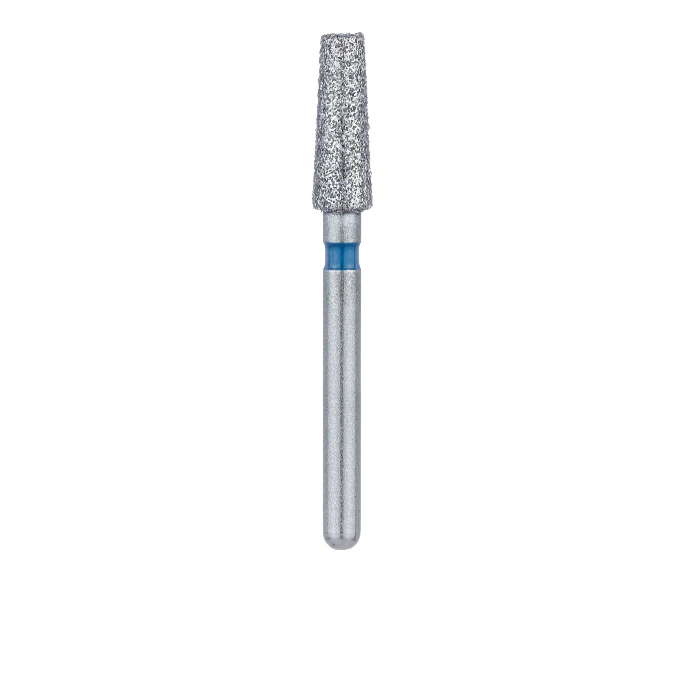 Meisinger 846-025-FG Diamond Bur, Flat End Tapered, Medium Grit, 2.5 mm Head Diameter, 7 mm Working Length, Friction Grip, 5/Pack thumbnail 2