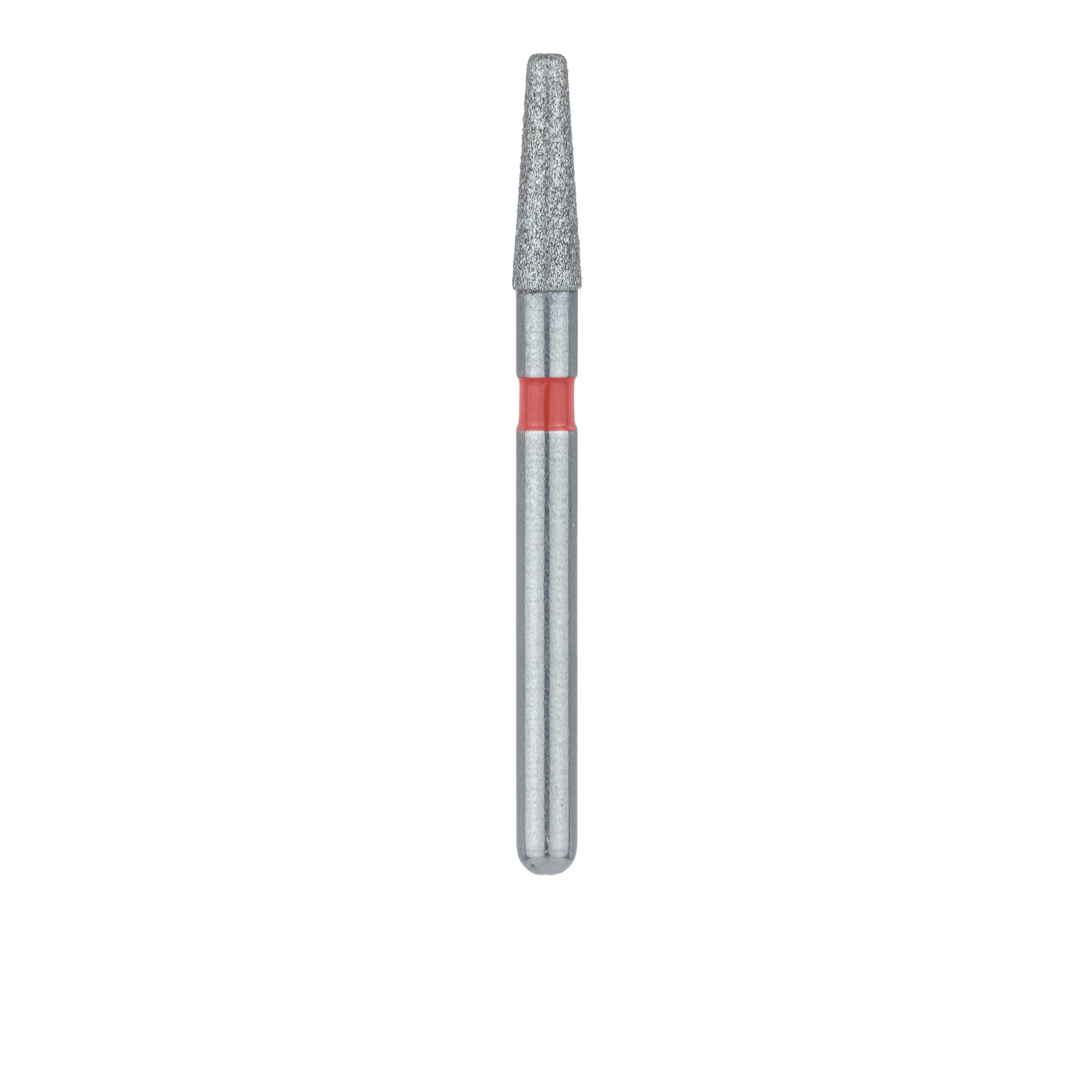 Meisinger 846RF-018-FG Fine Diamond Bur, Round Edge Tapered, Friction Grip, 1.8 mm Head Diameter, 6 mm Working Length, 5/Pack thumbnail 2