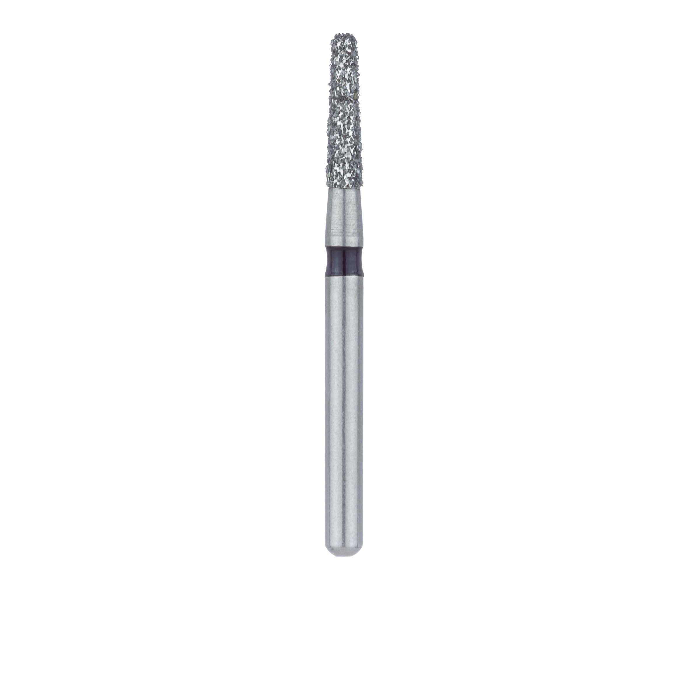Meisinger 846RH-016 FG Diamond Bur, Super Coarse (Black), Tapered Round Edge, 1.6 mm Head, 5/Pack thumbnail 2