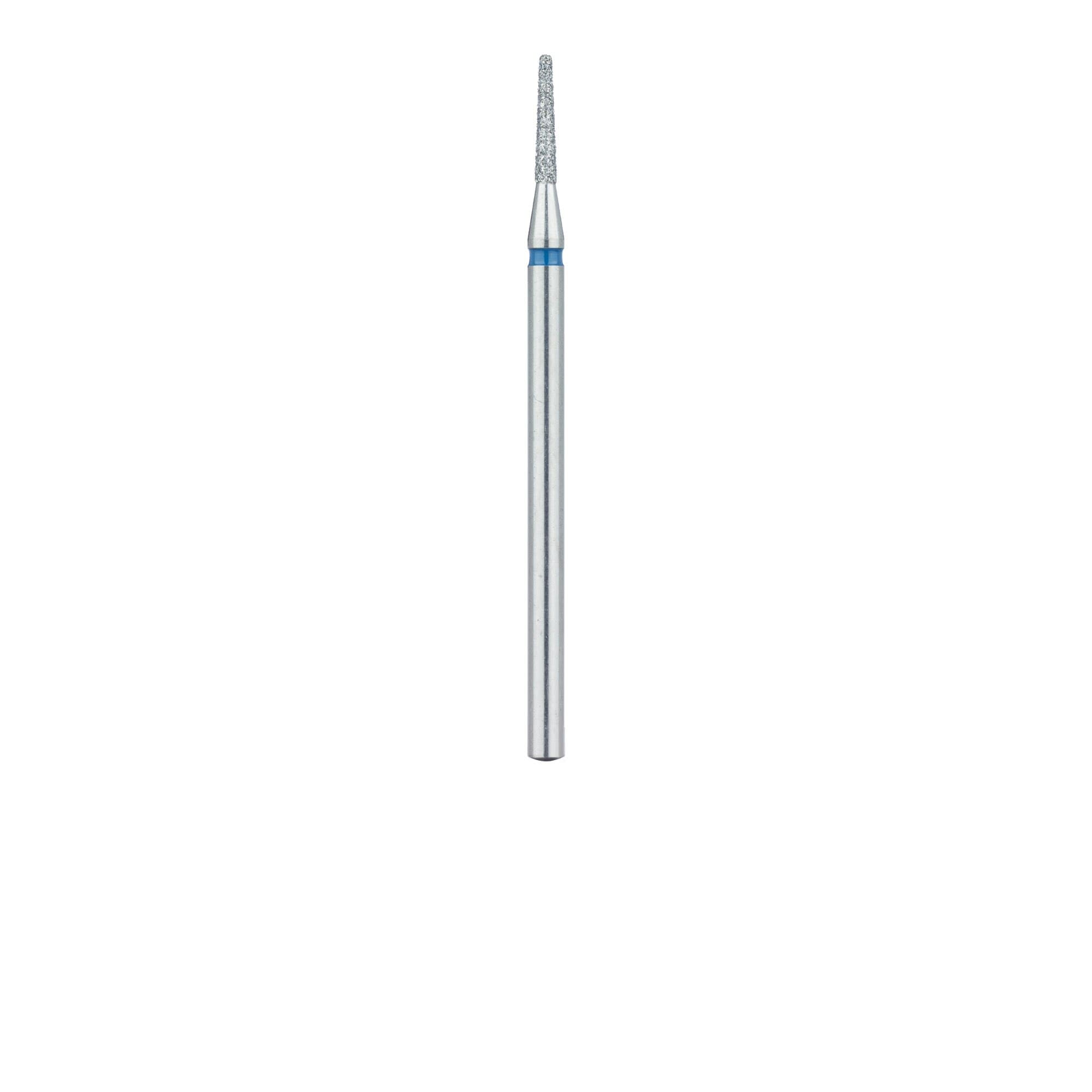 Meisinger 847-014-HP Diamond Bur, Flat End Taper, Medium Grit, 1.4 mm Diameter, 8 mm Working Length, HP Shank, 5/Pack thumbnail 2