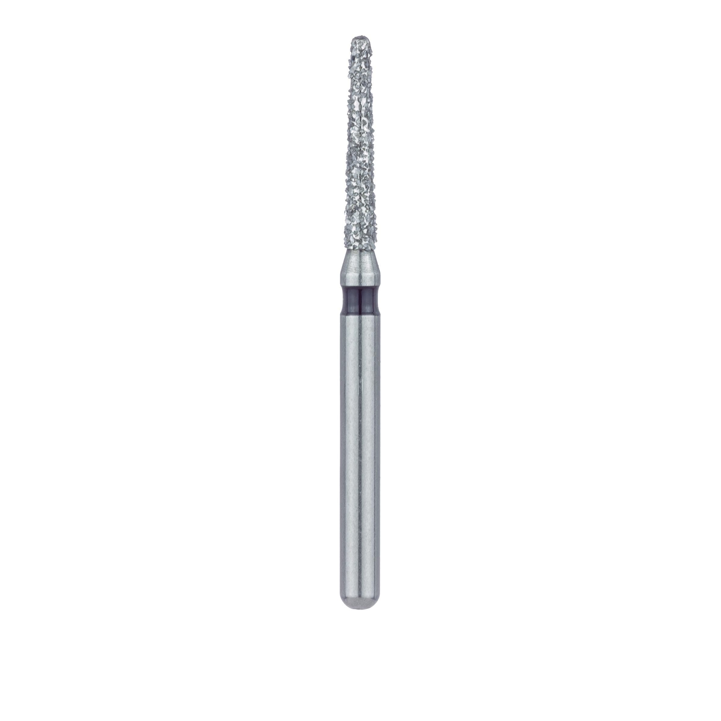 Meisinger 847H-014-FG Diamond Bur, Super Coarse, Flat End Taper, Friction Grip, 1.4 mm Head Diameter, 8.0 mm Head Length, 5/Pkg thumbnail 2