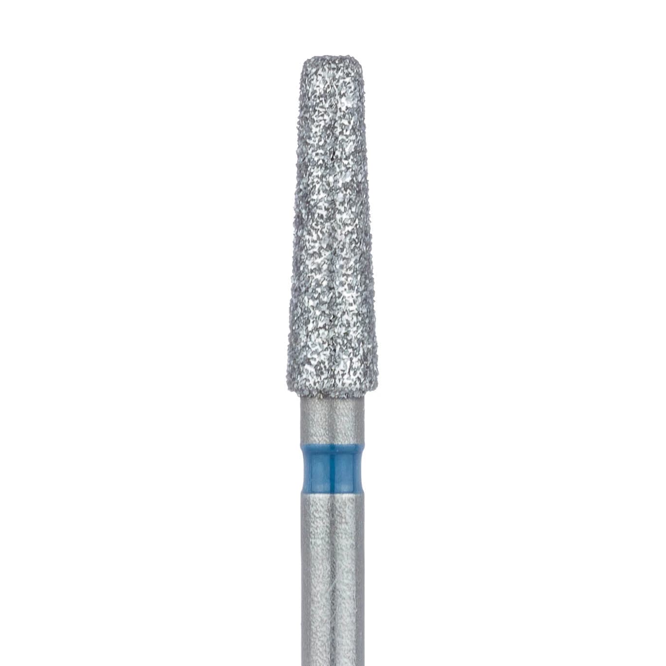 Meisinger 847R-023-FG Multi-Use Diamond Bur, Medium Grit, Blue Ring, Round Edge Tapered, Friction Grip, 2.3 mm Head, 5/Pk - Meisinger Diamonds 847R-023-FG Medium 5/Pk - Image 1