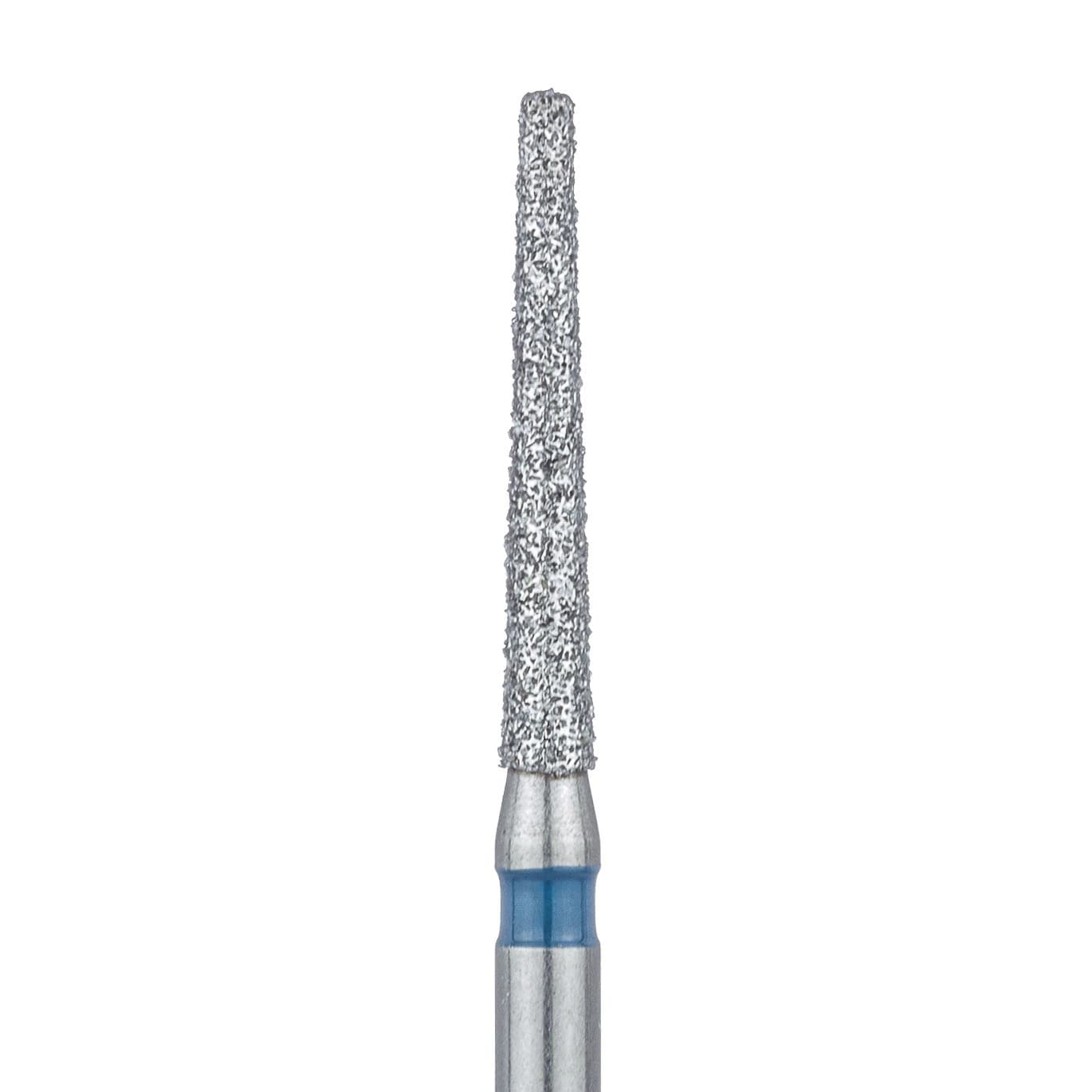 Meisinger 848-014-FG Diamond Bur, Medium Grit, Flat End Taper, 1.4 mm Head Diameter, 10 mm Working Length, Friction Grip, 5/Pack - Diamond Instruments – FG, Medium, Blue, Cone, Flat End - 848-014-FG, 1.4 mm Head Diameter, 10.0 mm Head Length, 5/Pkg - Image 1