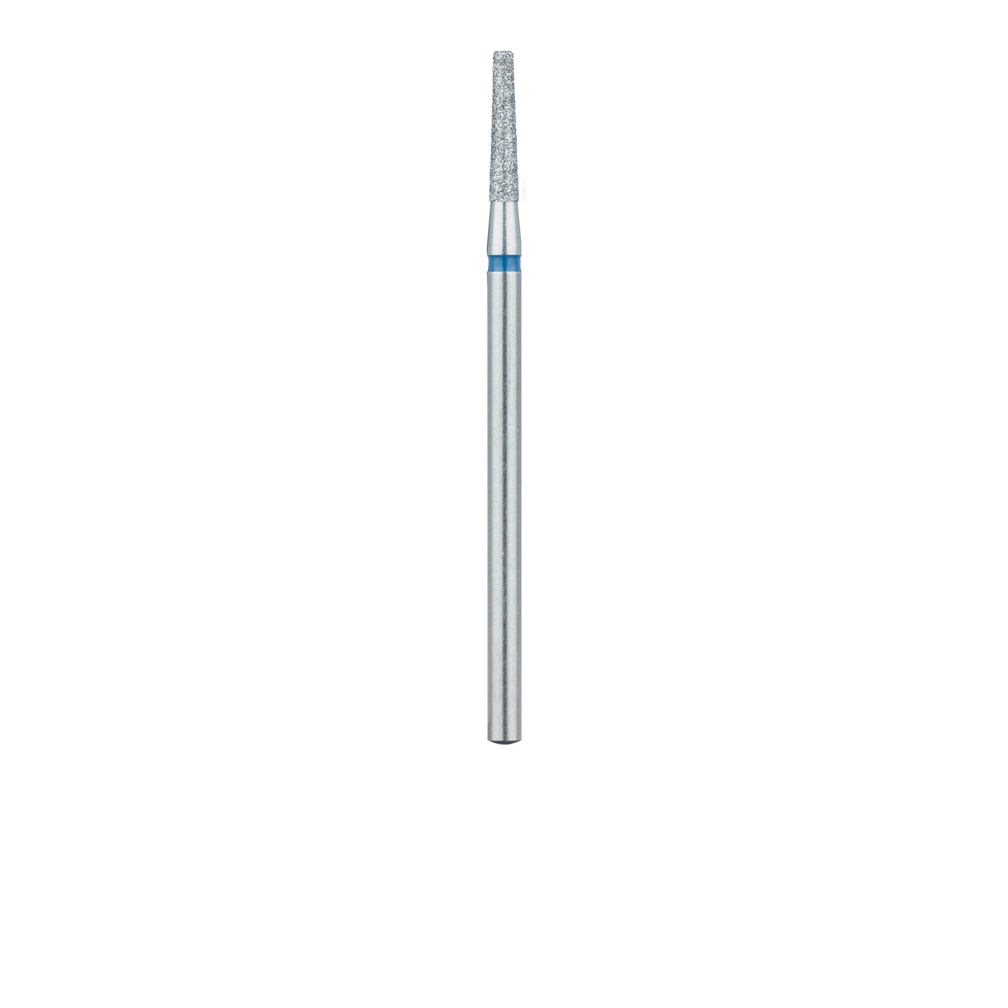 Meisinger 848-021-HP Diamond Bur, Flat End Taper, Medium Grit, 2.1 mm Diameter, 10 mm Working Length, HP Shank, 5/Pack thumbnail 2