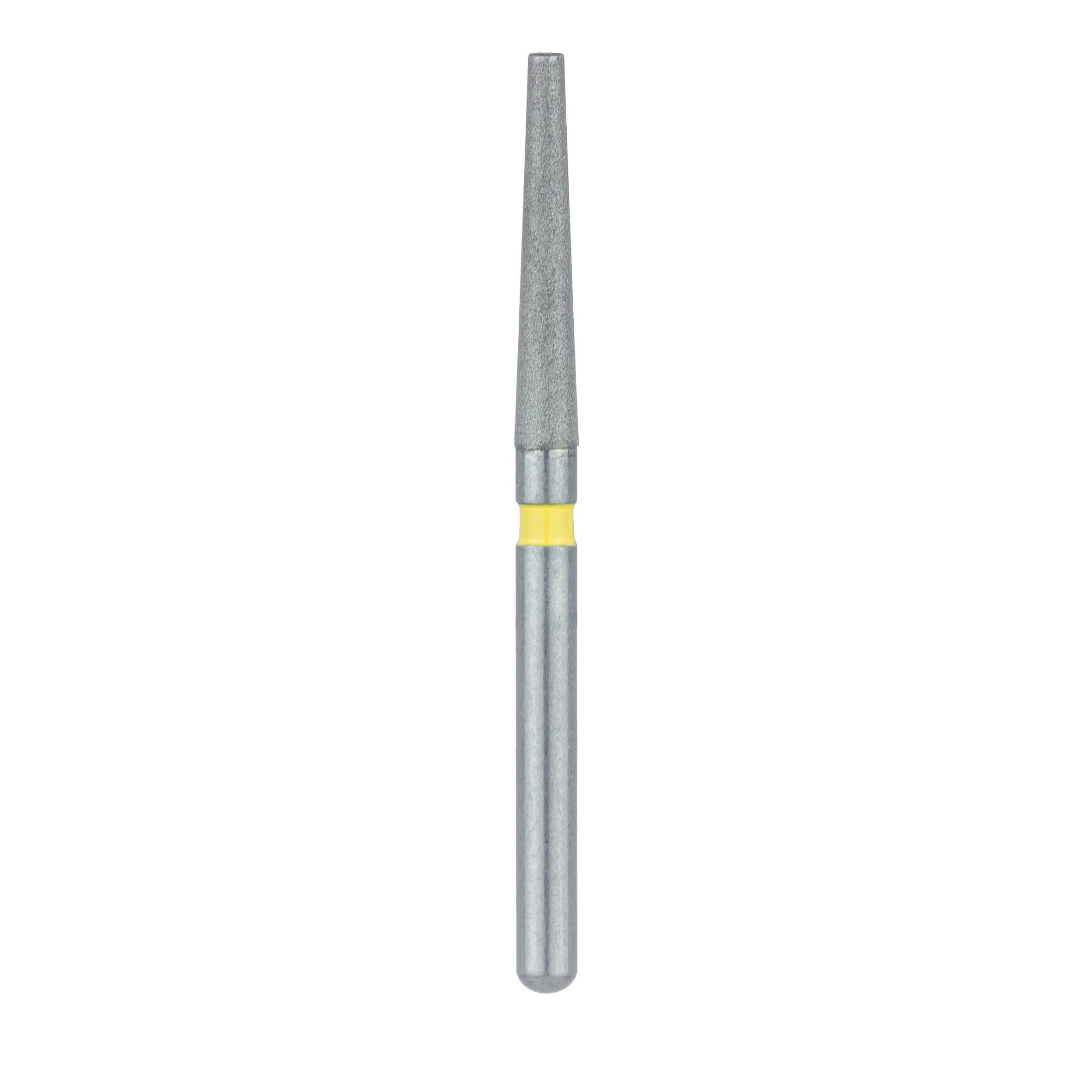 Meisinger 848C-016 Extra Fine Diamond Bur, Flat End Tapered, FG, 1.6mm, 5/Pack thumbnail 2