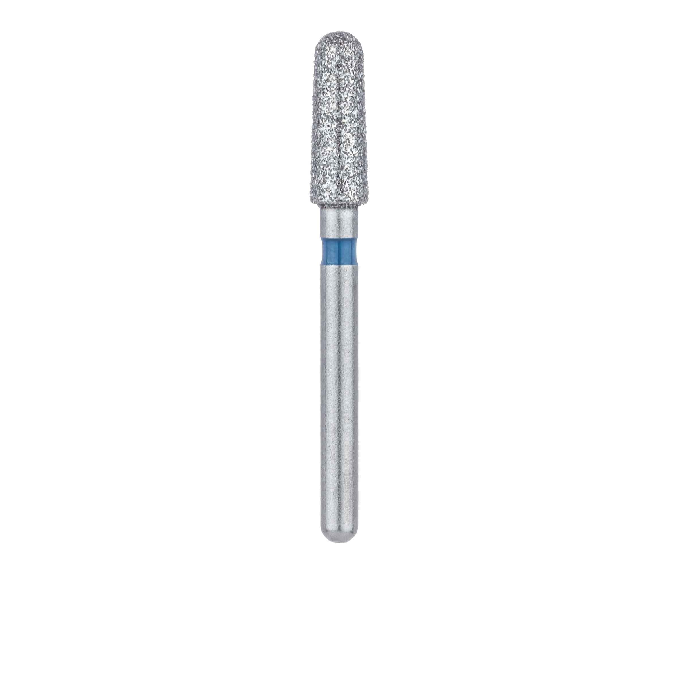 Meisinger 849-025-FG Multi-Use Diamond Bur, Round End Tapered, Medium Grit (Blue Ring), 2.5 mm Head Diameter, 7 mm Working Length, Friction Grip, 5/Pack thumbnail 2