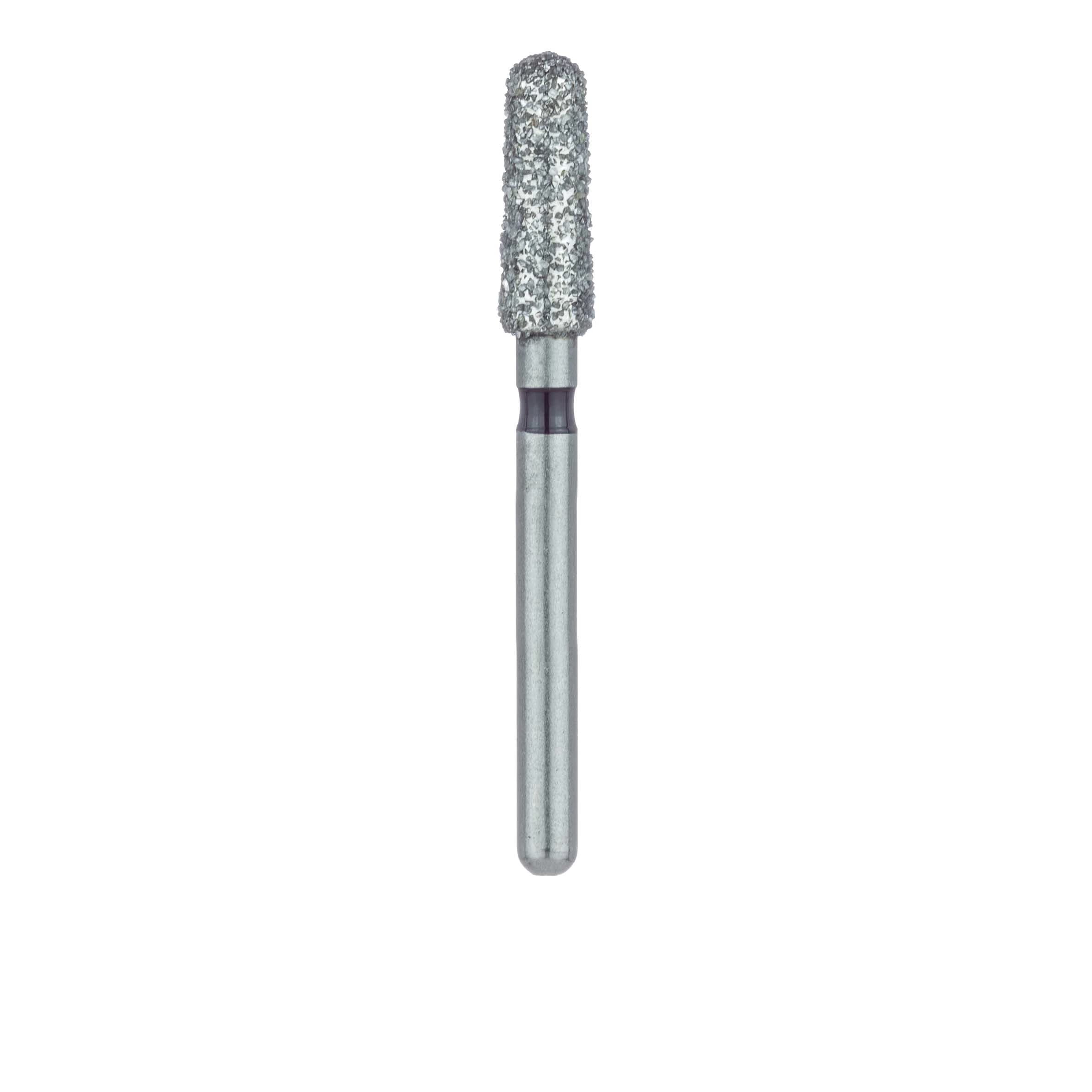 Meisinger 849H-025 FG Diamond Bur, Round End Taper (Chamfer), Super Coarse, 2.5 mm Head, 7 mm Working Length, Black, 5/Pk thumbnail 2