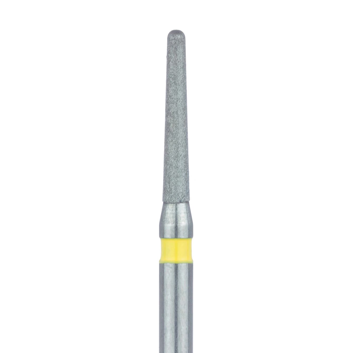Meisinger 850C-012-FG Extra Fine Diamond Bur, Round End Tapered Chamfer, Friction Grip, 1.2 mm, 5/Pk - Meisinger Diamonds 850C-012-FG X-Fine 5/Pk - Image 1
