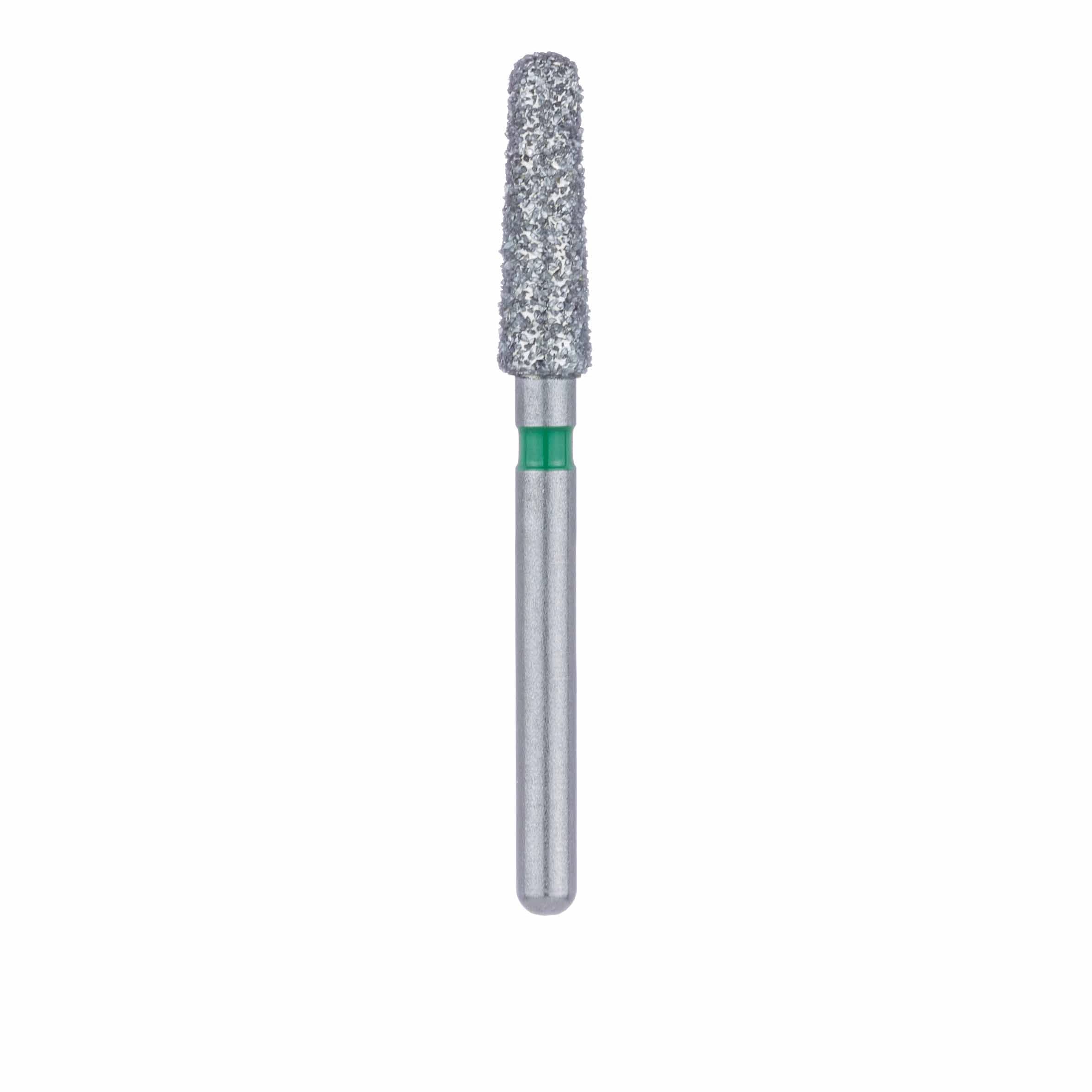 Meisinger 850G-025 FG Coarse Diamond Bur, Round End Taper (Chamfer), 2.5 mm Head, Green, 5/Pk thumbnail 2