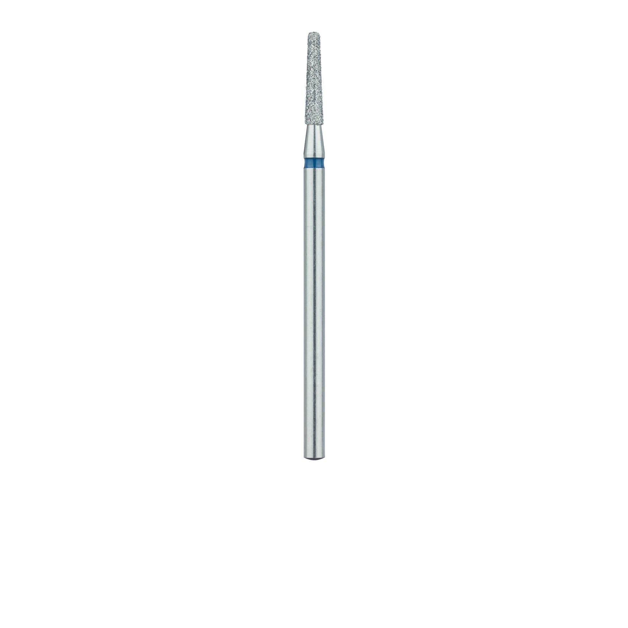 Meisinger 852-021-HP Multi-Use Diamond Bur, Round End Tapered (Chamfer), Medium Grit, 2.1 mm Diameter, 10 mm Working Length, HP Shank, 5/Pack thumbnail 2