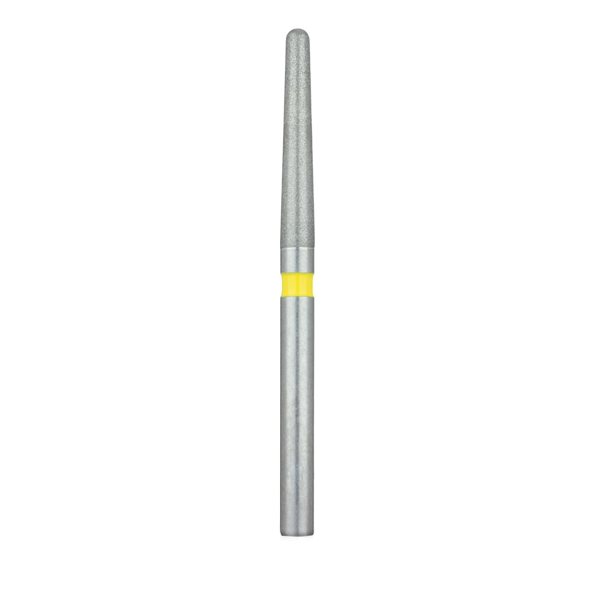 Meisinger 852C-016-FG Extra Fine Diamond Bur, Round End Tapered, Friction Grip, 1.6mm Diameter, 10mm Working Length, 5/Pack thumbnail 2
