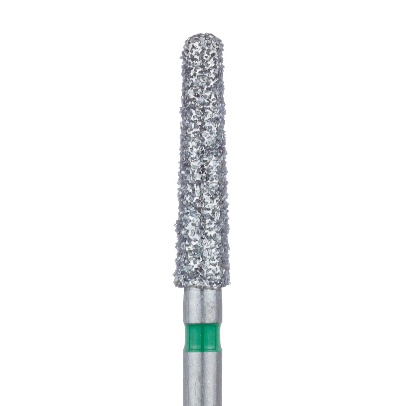Meisinger Multi-Use Diamond Bur, FG, Long Round End Taper Chamfer, #852G, 2.3 mm Head, 10 mm Working Length, Coarse, Green, 5/Pk, 852G-023-FG - Meisinger Multi-Use Diamond Burs, FG, Long Round End Taper Chamfer, # 852G, 2.3 mm, Coarse, Green, 5/Pk, 852G-023-FG - Image 1