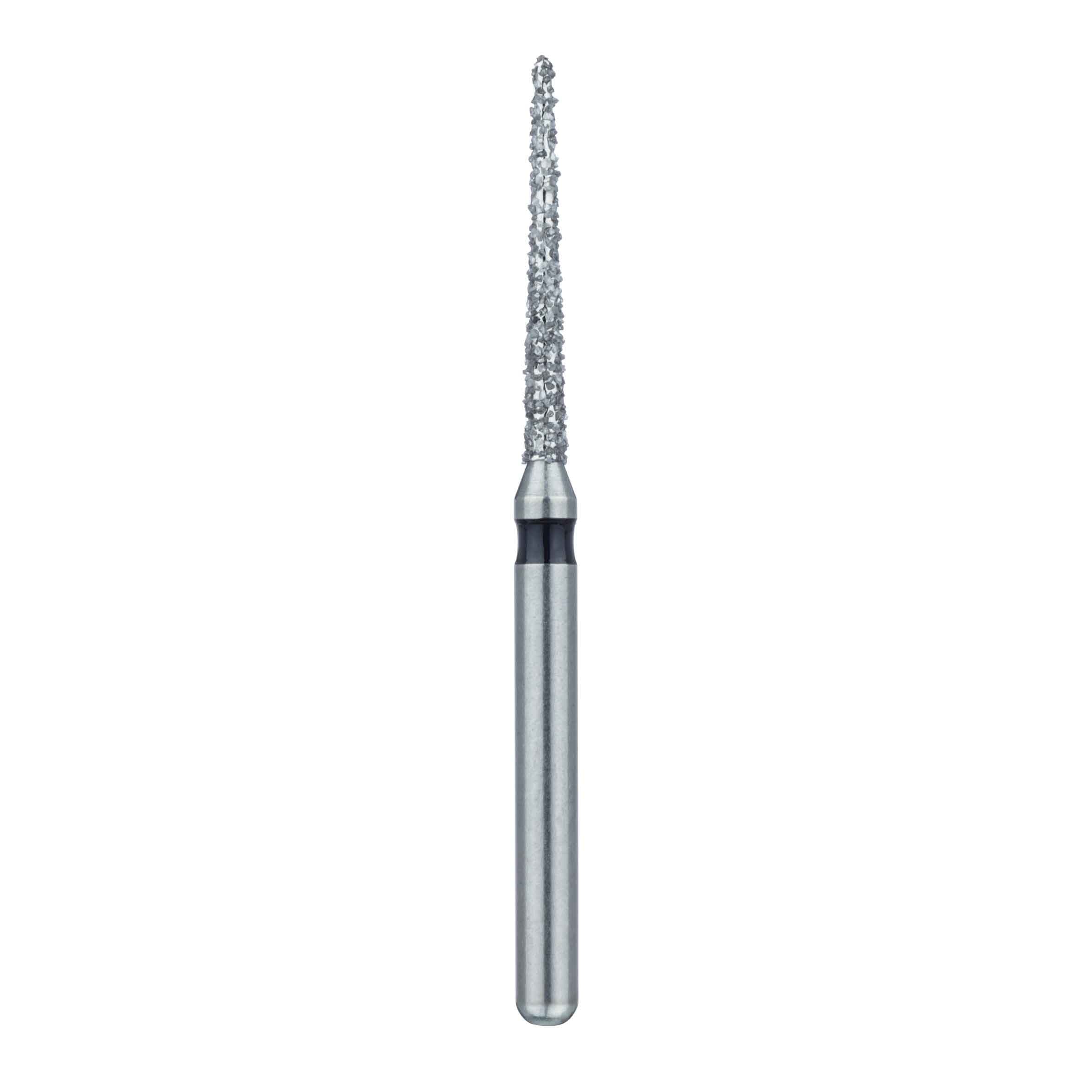 Meisinger 852H-012-FG Super Coarse Diamond Bur, Round End Taper (Chamfer), Friction Grip, 1.2 mm Head Diameter, 10 mm Working Length, 5/Pkg thumbnail 2