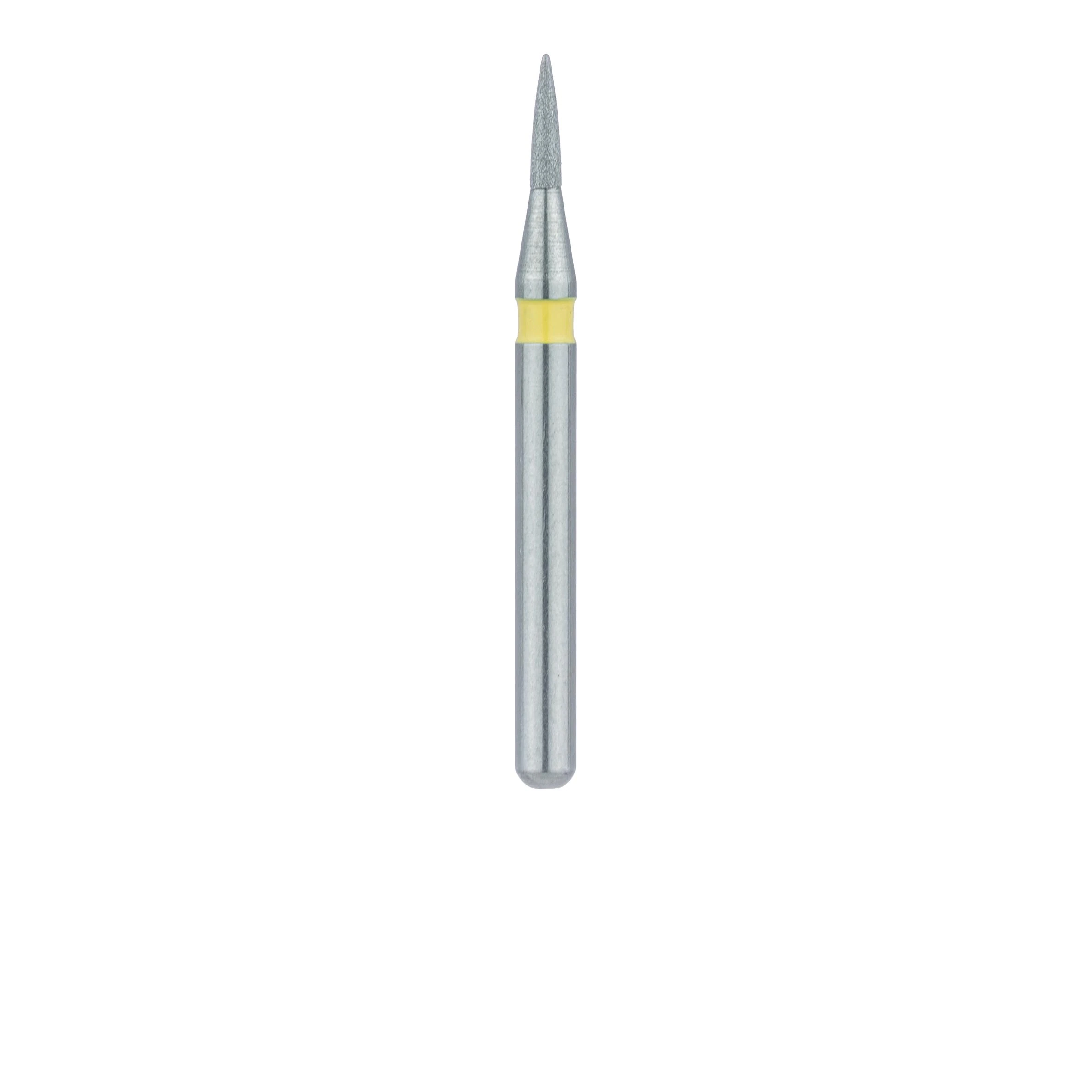 Meisinger 860C-009 Extra Fine Diamond Bur, Short Flame, FG (Friction Grip), 0.9 mm, 5/Pack thumbnail 2