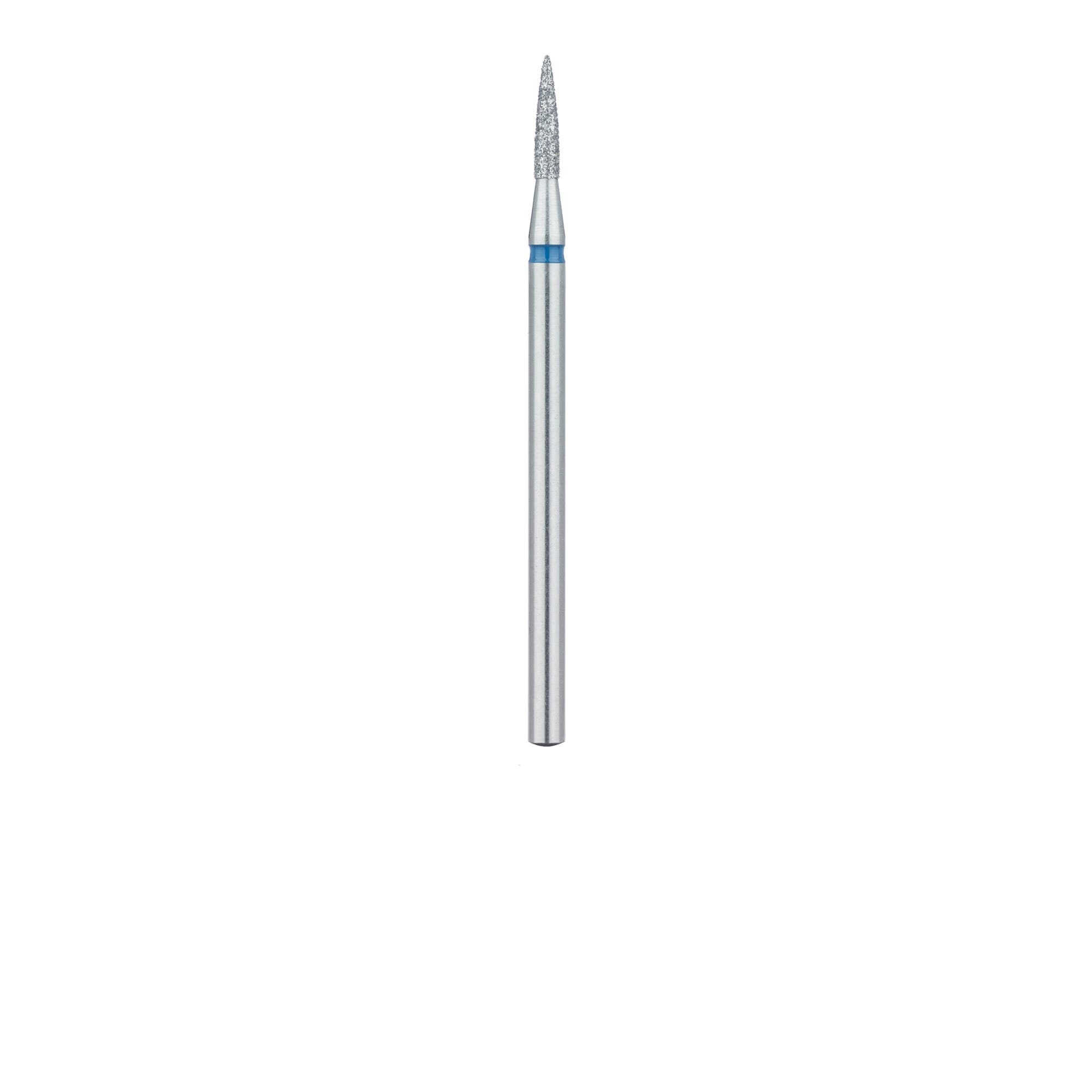 Meisinger 862-016-HP Diamond Bur, Flame Shape, Medium Grit, 1.6 mm Diameter, HP Shank, 5/Pack thumbnail 2