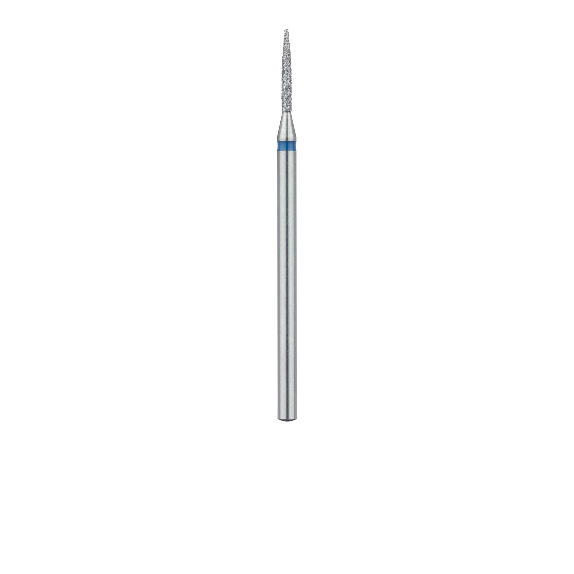Meisinger Multi-Use Diamond Bur, HP, Long Flame, #863, 1.2 mm, Medium Grit, Blue Ring, 5/Pk, 863-012-HP thumbnail 2