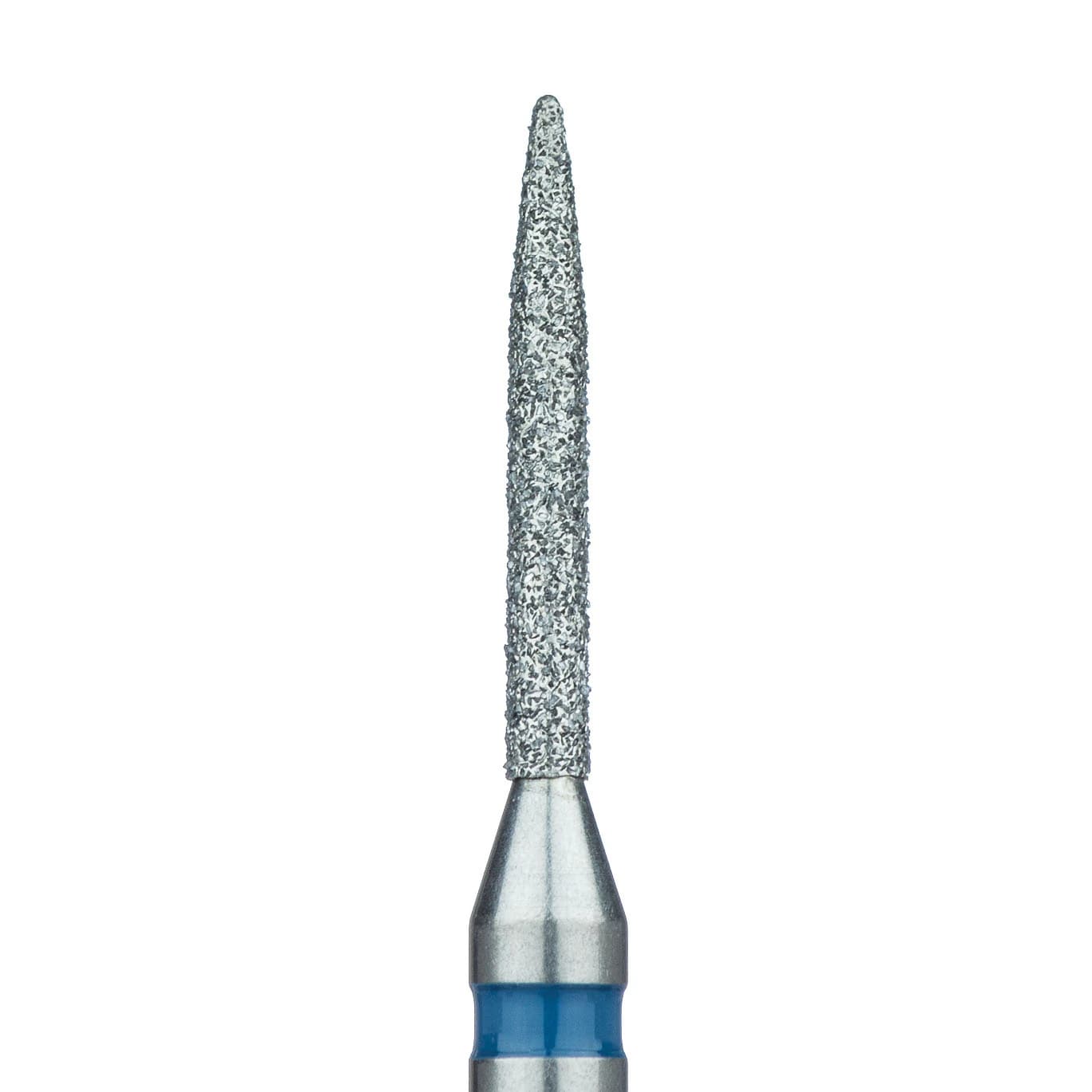 Meisinger 863-012-RA Multi-Use Diamond Bur, Flame Shape, 1.2 mm Diameter, Medium Grit, Right Angle, 5/Pk - Meisinger Diamonds 863-012-RA Medium 5/Pk - Image 1