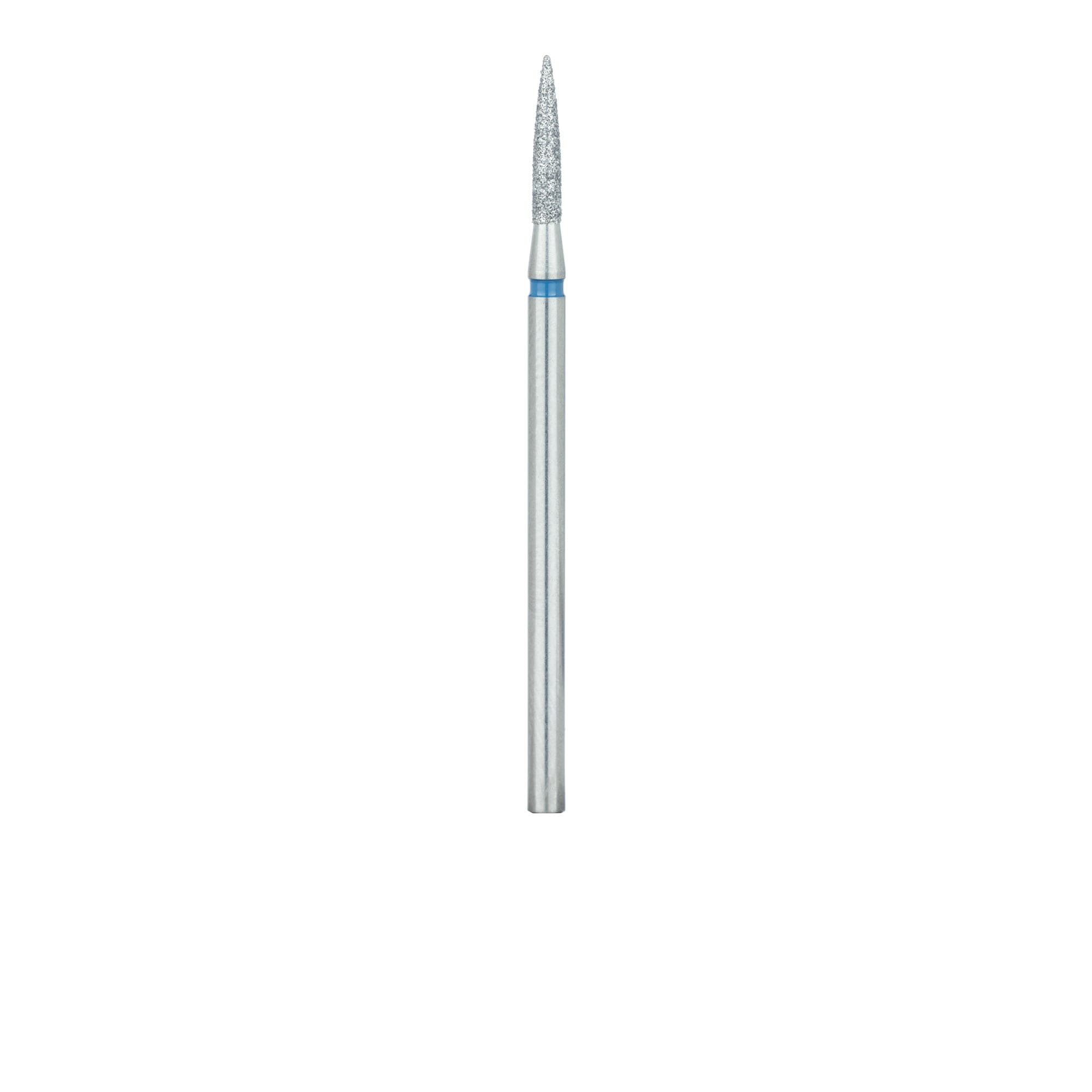 Meisinger 863-018-HP Diamond Bur, Medium Grit, Flame Shape, Long, 1.8 mm Diameter, Handpiece (HP), 5/Pack thumbnail 2
