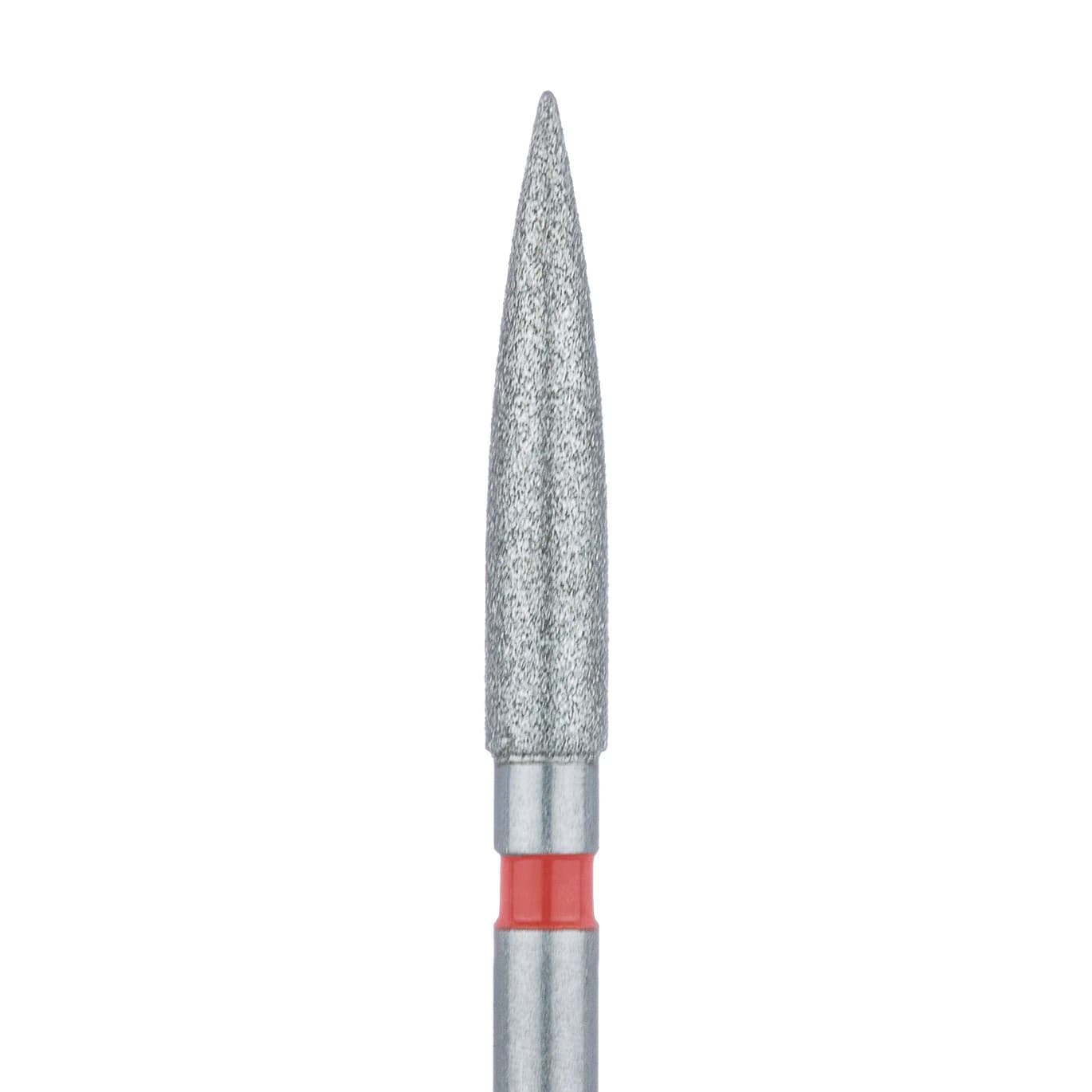 Meisinger 863F-018-FG Fine Diamond Bur, Long Flame, Friction Grip, 1.8 mm, 5/Pk - Meisinger Diamonds 863F-018-FG Fine 5/Pk - Image 1
