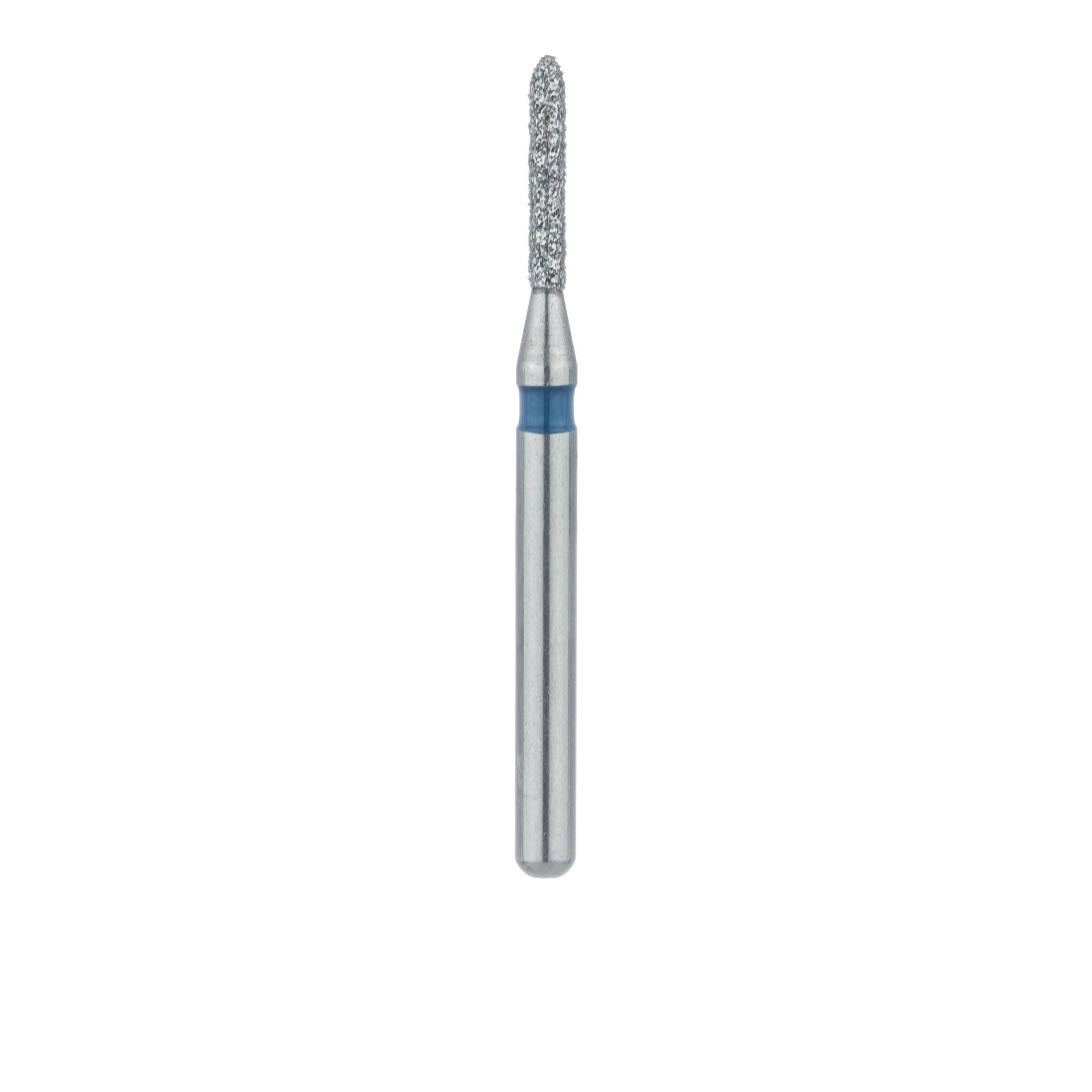 Meisinger 867-010-FG Medium Grit Diamond Bur, Torpedo/Cylinder, Bevel End, Friction Grip, 1.0 mm Head Diameter, 6.0 mm Head Length, 5/Pkg thumbnail 2