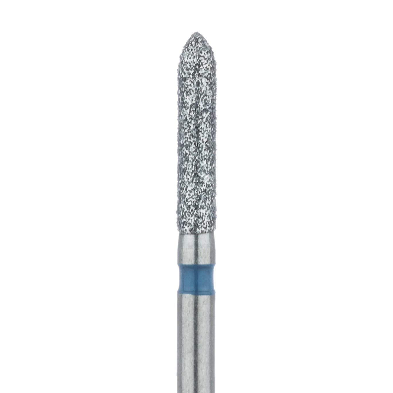 Meisinger 868-016-FG Medium Diamond Bur, Long Torpedo, Friction Grip, 1.6 mm, 5/Pk - Meisinger Diamonds 868-016-FG Medium 5/Pk - Image 1