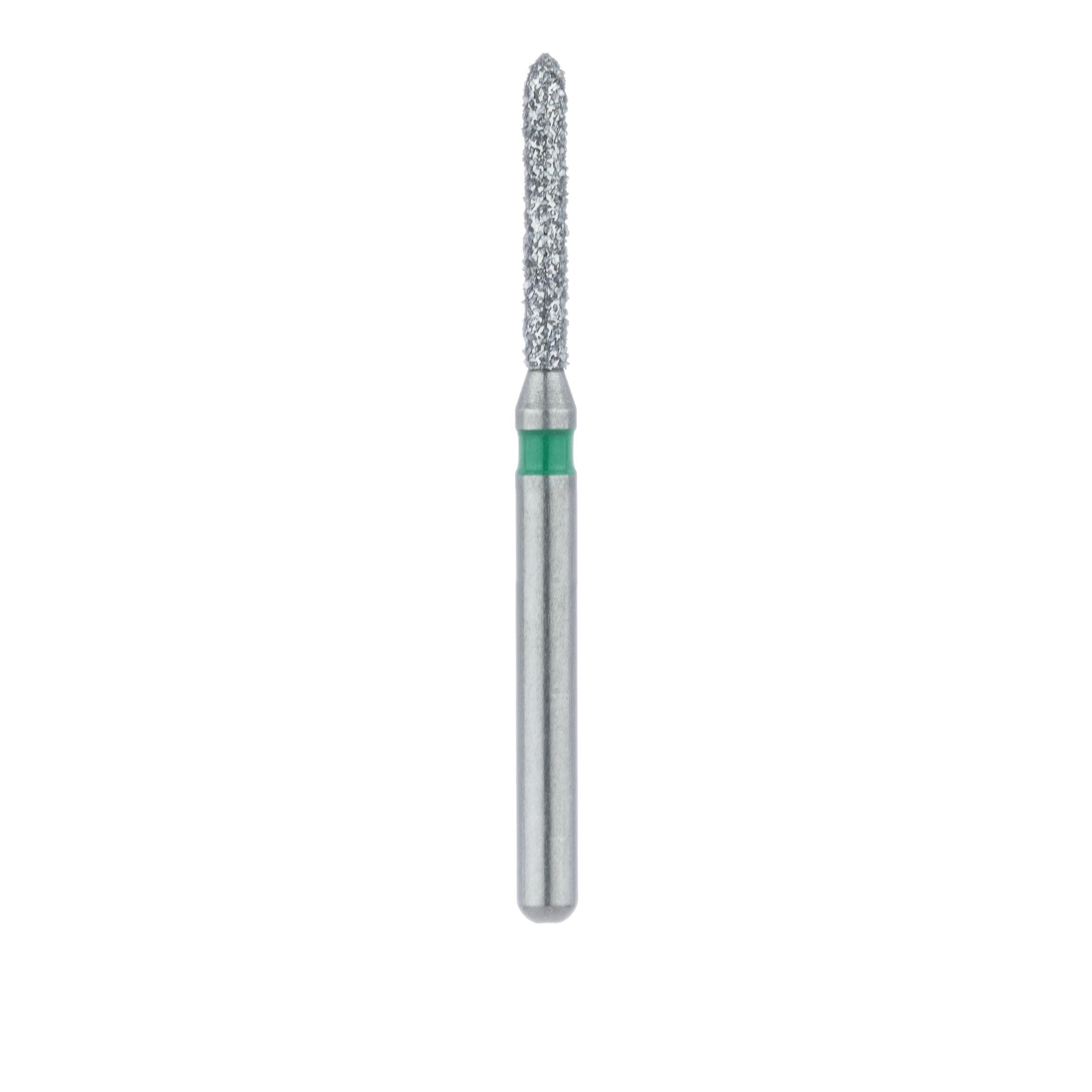 Meisinger Multi-Use Diamond Bur, FG, Long Torpedo, #868G, 1.2 mm, Coarse, Green, 5/Pk, 868G-012-FG thumbnail 2