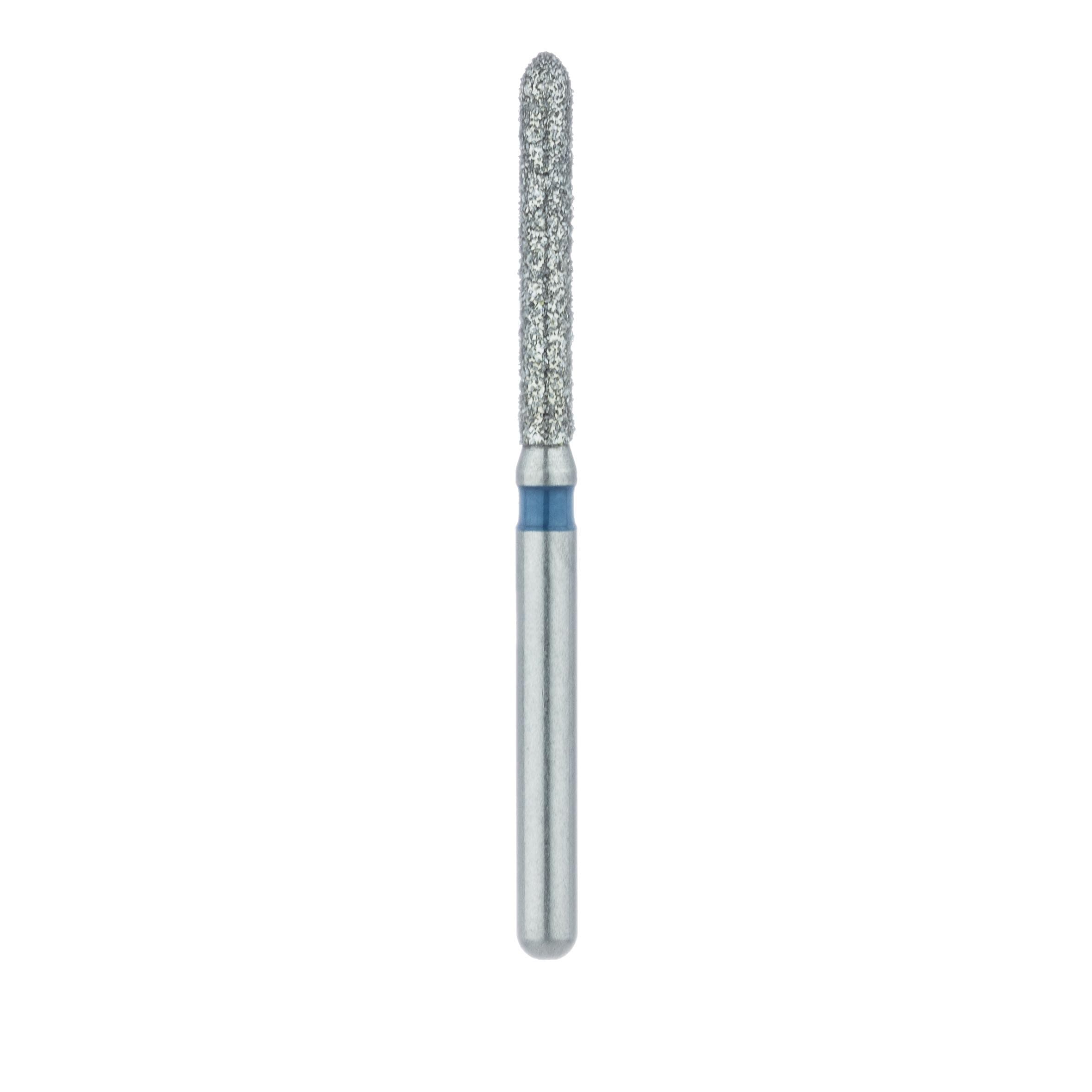 Meisinger 869-014-FG Diamond Bur, Medium Grit, Torpedo/Cylinder, Bevel End, Friction Grip, 1.4 mm Head Diameter, 10 mm Head Length, 5/Pkg thumbnail 2