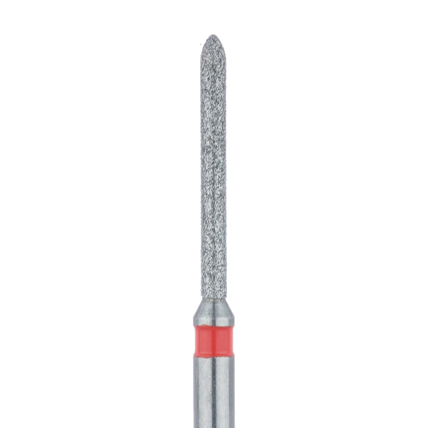 Meisinger 869F-010-FG Fine Diamond Bur, Long Torpedo, Friction Grip, 1.0 mm, 5/Pk - Meisinger Diamonds 869F-010-FG Fine 5/Pk - Image 1
