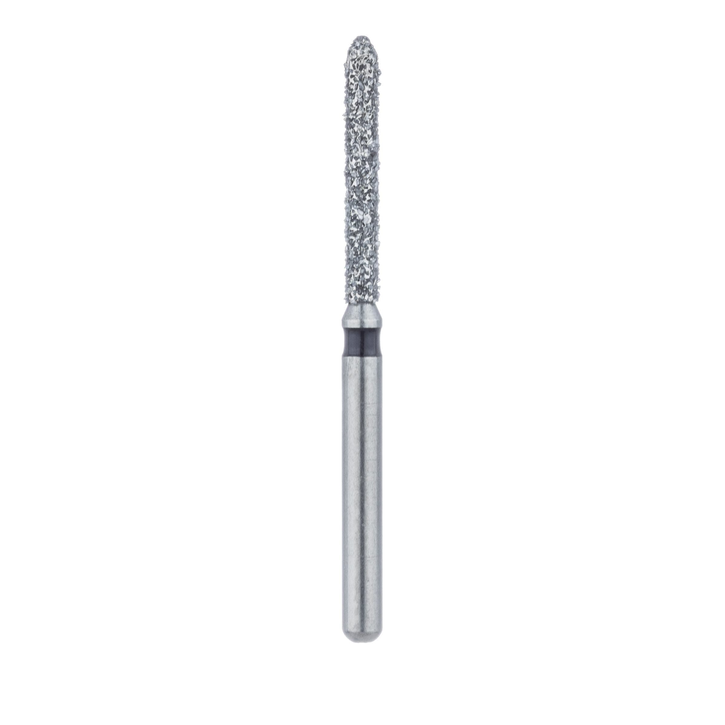 Meisinger 869H-014-FG Super Coarse Diamond Bur, Torpedo, Friction Grip, 1.4 mm, 10 mm Working Length, 5/Pk thumbnail 2