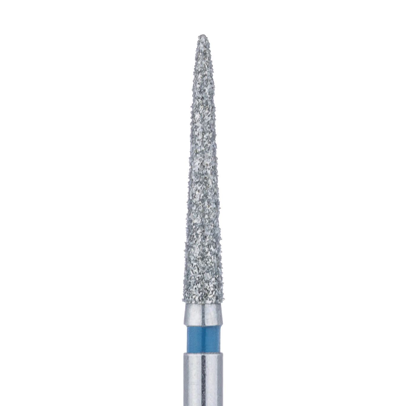 Meisinger 873-016 FG Medium Diamond Bur, Long Modified Chamfer, Friction Grip, 1.6 mm, 5/Pack - #873-016 Medium Diamond Bur Long Modified Chamfer FG Pack of 5 - Image 1