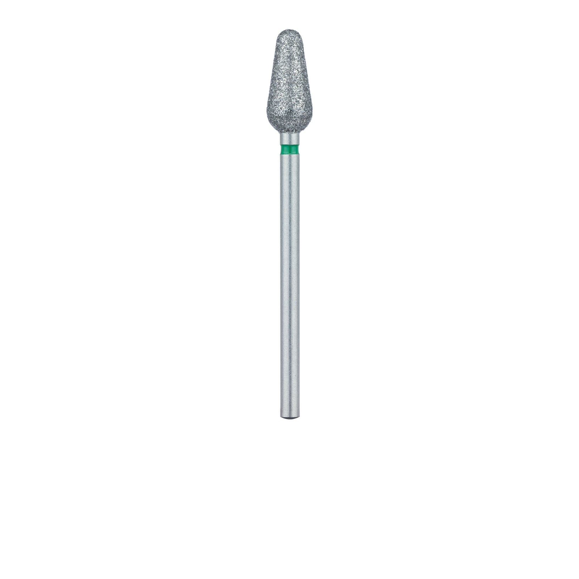 Meisinger 875G-055-HP Coarse Diamond Bur, Long Torpedo, 5.5 mm, Green, Multi-Use, 2/Pk thumbnail 2