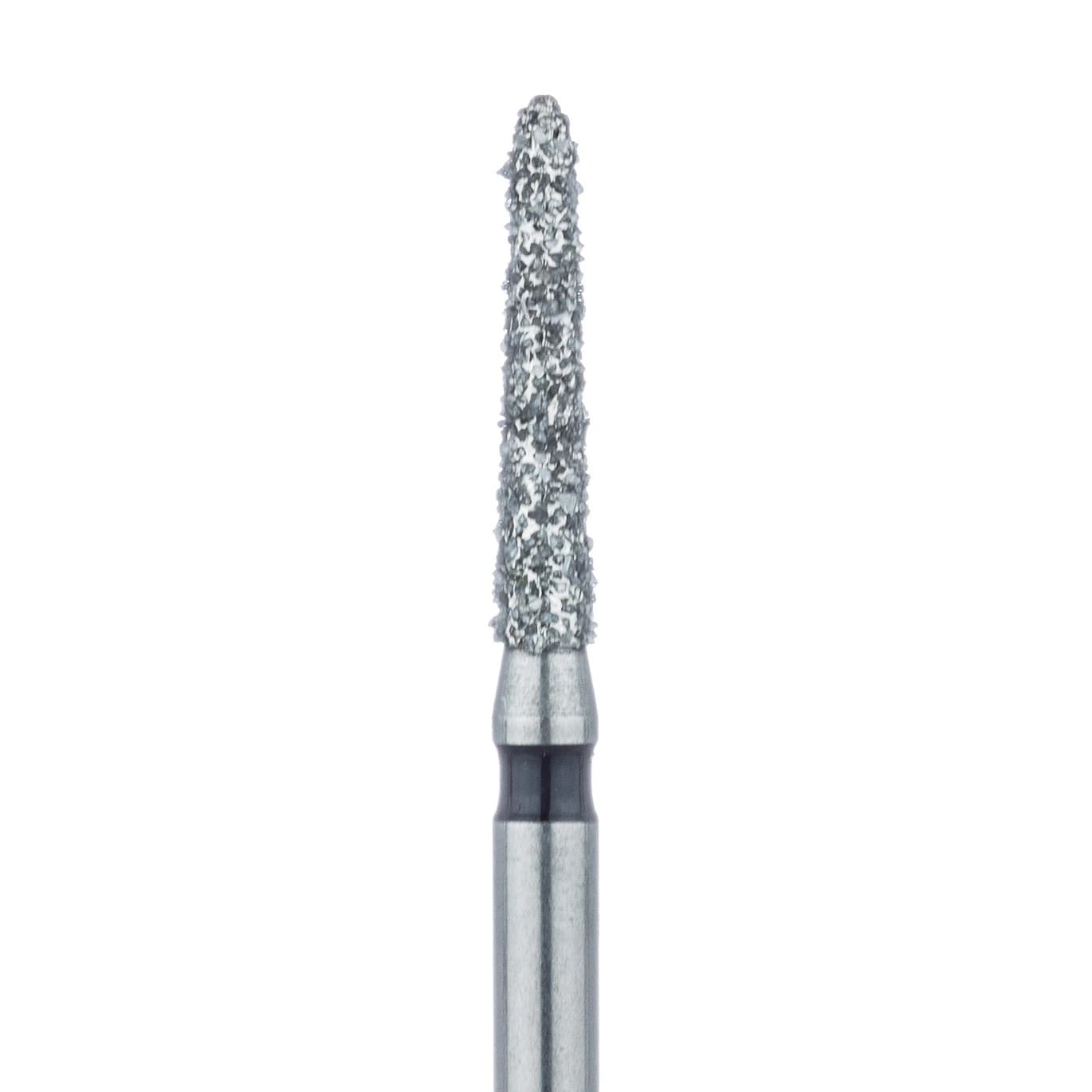 Meisinger 878H-016-FG Diamond Bur, Super Coarse, Black, Torpedo/Tapered Chamfer, FG, 1.6 mm, 5/Pk - Mesiginer Diamonds 878H-016-FG X-Coarse 5/Pk - Image 1
