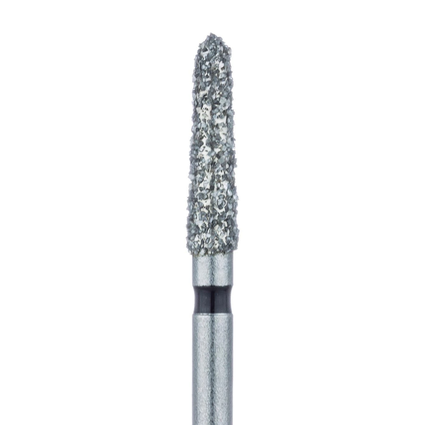 Meisinger 878H-021-FG Multi-Use Diamond Bur, Super Coarse, Tapered Torpedo/Modified Chamfer, 2.1 mm, Friction Grip, 5/Pk - Mesiginer Diamonds 878H-021-FG X-Coarse 5/Pk - Image 1