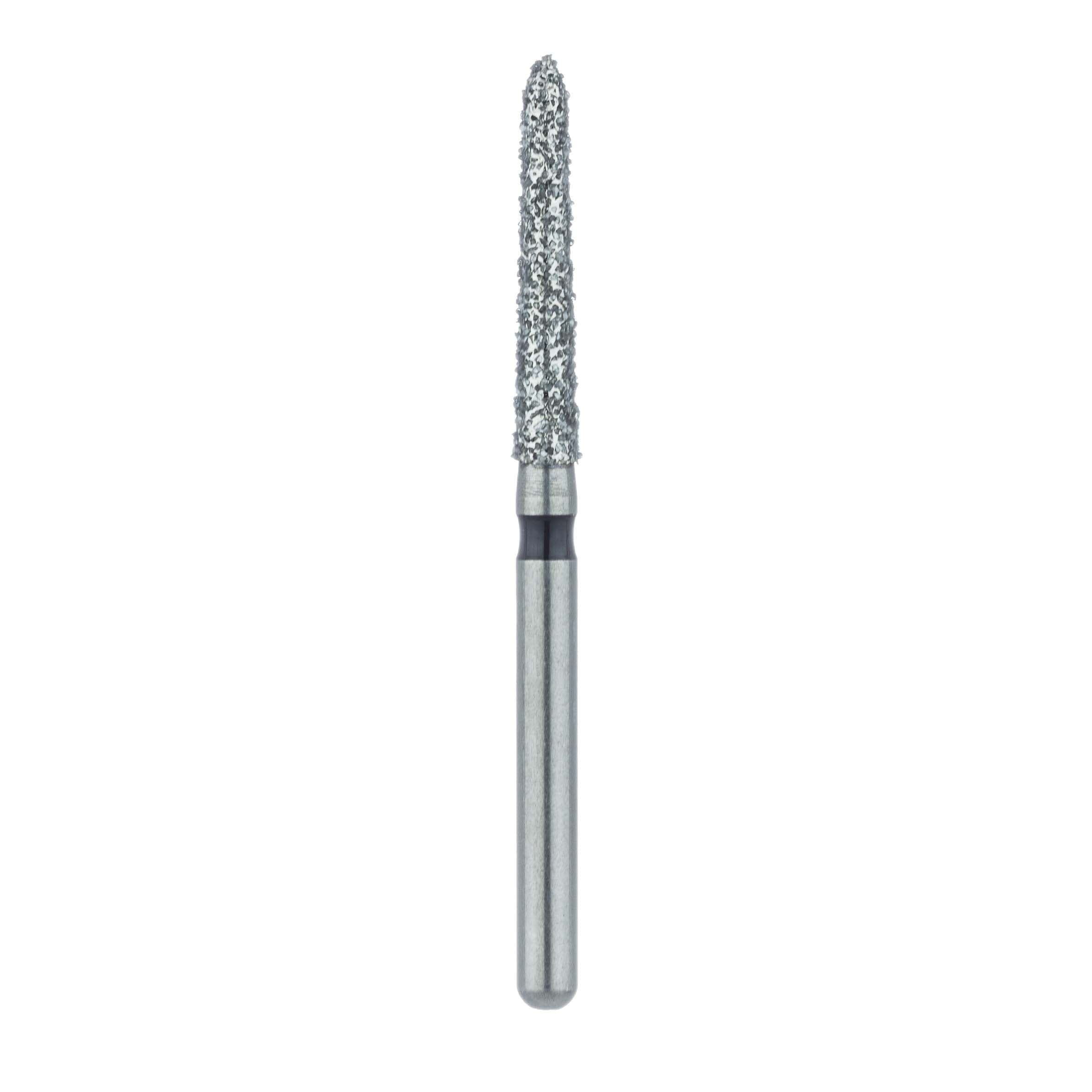 Meisinger 879H-018-FG Super Coarse Diamond Bur, Tapered Torpedo, 1.8 mm, Friction Grip, 5/Pack thumbnail 2
