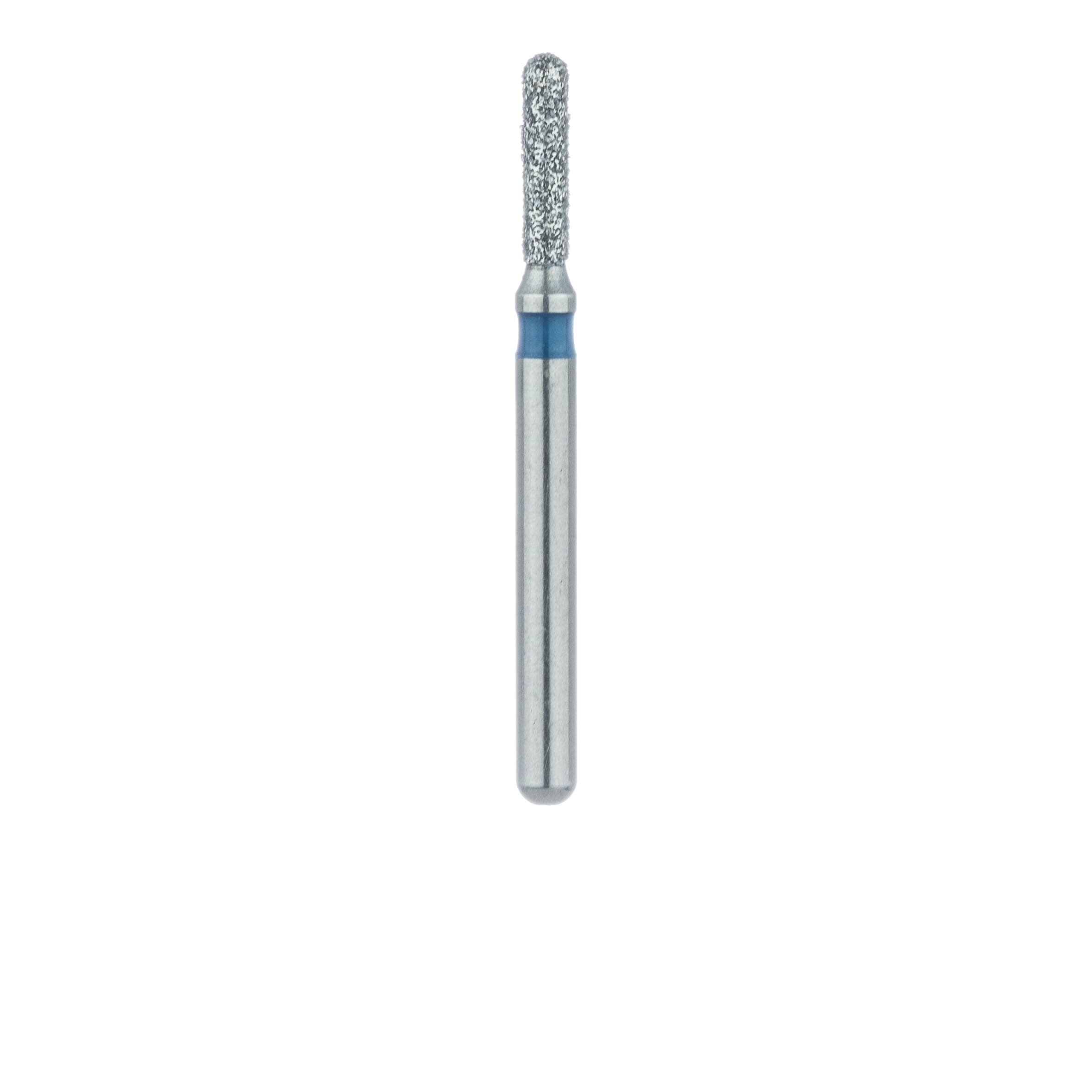 Meisinger 880-012-FG Diamond Bur, Medium Grit, Round End Cylinder, Friction Grip, 1.2 mm Head Diameter, 5.0 mm Head Length, 5/Pkg thumbnail 2