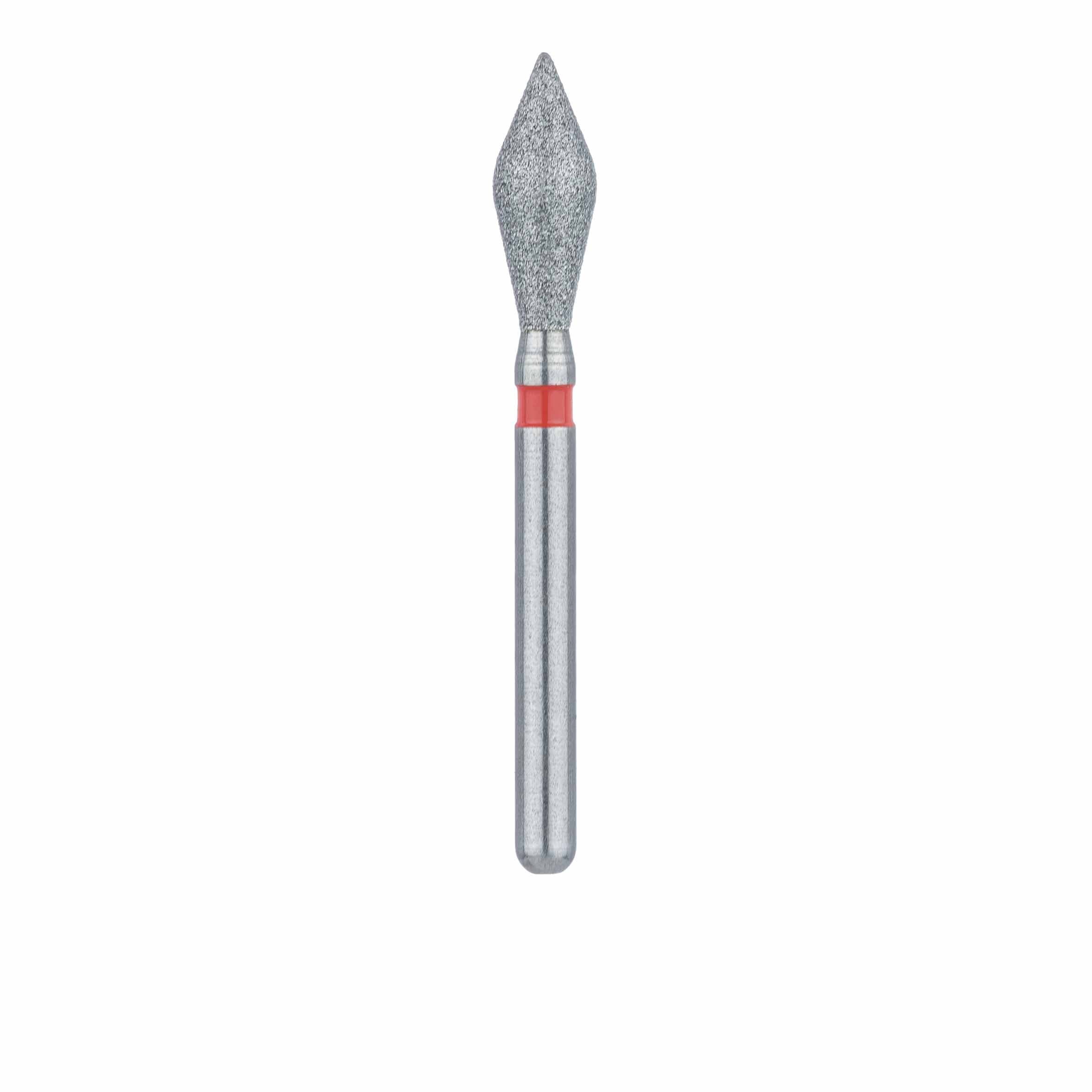 Meisinger 899F-027-FG Fine Diamond Bur, Modified Football Shape, Friction Grip, 2.7 mm Diameter, 5/Pk thumbnail 2