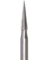 Meisinger FG Carbide Bur #134, Tapered Fissure, Friction Grip, Clinic Pack of 100 (C0134) - Meisinger FG Carbide Burs - Clinic-Packs - #134 - Image 1