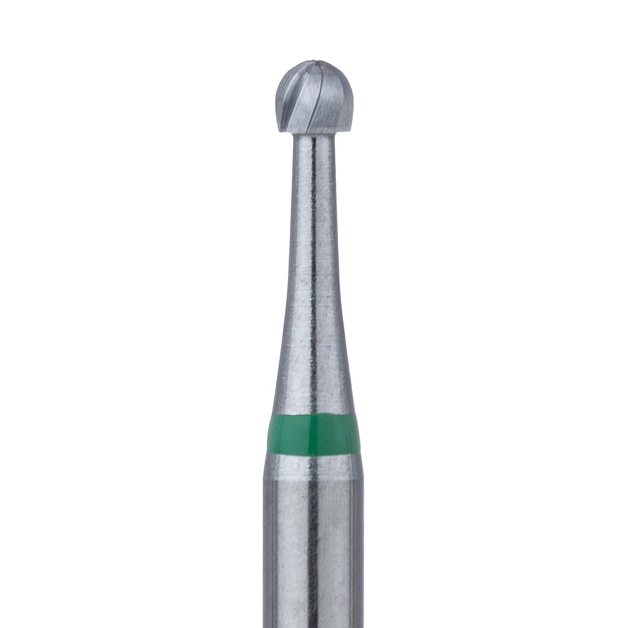 Meisinger HM1S Tungsten Carbide Bur, Round, RA (Right-Angle), #6S, 1.8 mm, 5/Pkg - Tungsten Carbide Burs – HM 1S Round RA, 5/Pkg - Size #6S, 1.8 mm Diameter - Image 1