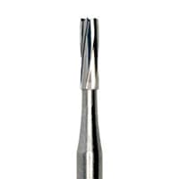 Meisinger Tungsten Carbide Bur HM 21 Straight Fissure, HP, #58, 1.2 mm Diameter, 5/Pkg (HM21-012-HP) - Tungsten Carbide Burs – HM 21 Straight Fissure HP, 5/Pkg - Size #58, 1.2 mm Diameter - Image 1