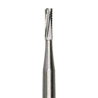 Meisinger Tungsten Carbide Bur HM31-009-HP, #556 Straight Fissure Cross Cut, 0.9 mm Diameter, 5/Pkg - Tungsten Carbide Burs – HM 31 Straight Fissure Cross Cut HP, 5/Pkg - Size #556, 0.9 mm Diameter - Image 1