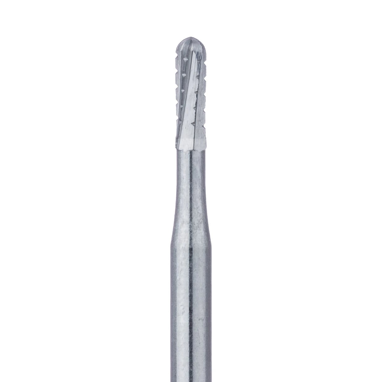 Meisinger FG Surgical Carbide Bur #1558, Round End Straight Fissure X-Cut, 1.2mm Head, FGXL (SU) Shank, 5/Pack, HM31R-012-SU - Meisinger FG Surgical Carbide Burs - #1558 - Image 1