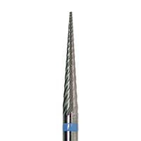 Meisinger HM 489-023 Carbide Lab Bur, Pointed Taper, Medium, HP, 2.3 mm Diameter, 1 Each - Lab Bur Carbide Cutters – MG, Minis X Cut, Medium, HP - Size 489MG, 2.3 mm Diameter - Image 1