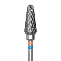 Meisinger Lab Carbide Cutters, Tapered Round End, Cross Cut, Fine, HP, 6.0 mm, HM79FF-060-HP, 1 Each - Lab Bur Carbide Cutters – FF, Cross Cut, Fine, HP - Size 79FF, 6.0 mm Diameter - Image 1