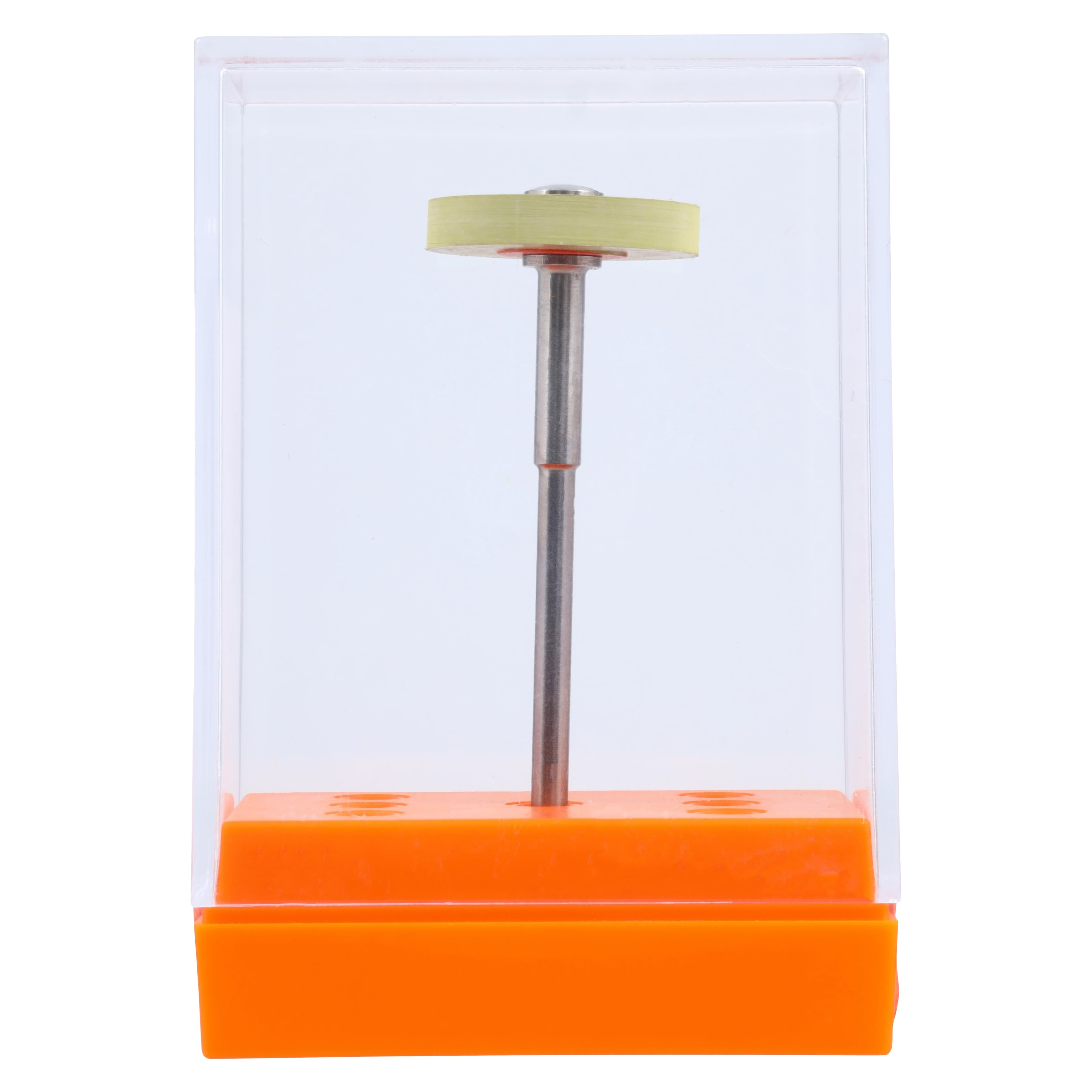 Meisinger 9752C-170-HP-R/O Ceramic Polisher Wheel, X-Fine, Yellow/Orange, 17.0 mm, Handpiece, 1 Each thumbnail 4