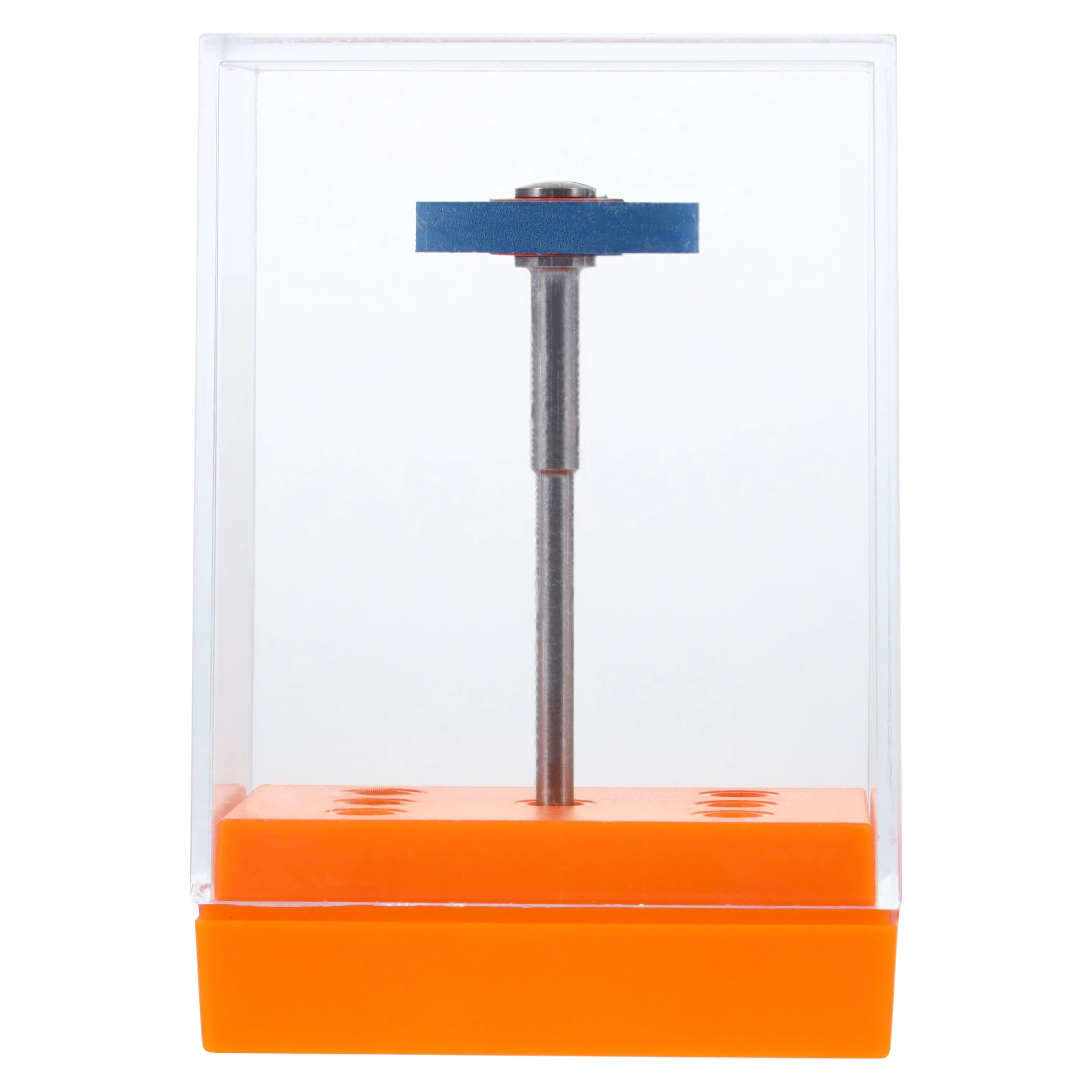 Meisinger 9752M-170-HP-B/O Porcelain Polishing Wheel, Medium Grit, Blue/Orange, HP Shank, 17.0 mm, 1 Each thumbnail 4