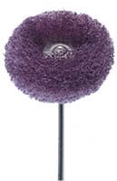 Meisinger Fuzzie Polishing Wheel, Fine Grit, Lilac, 25mm, Handpiece, 5/Pkg, 253F-250-HP thumbnail 2